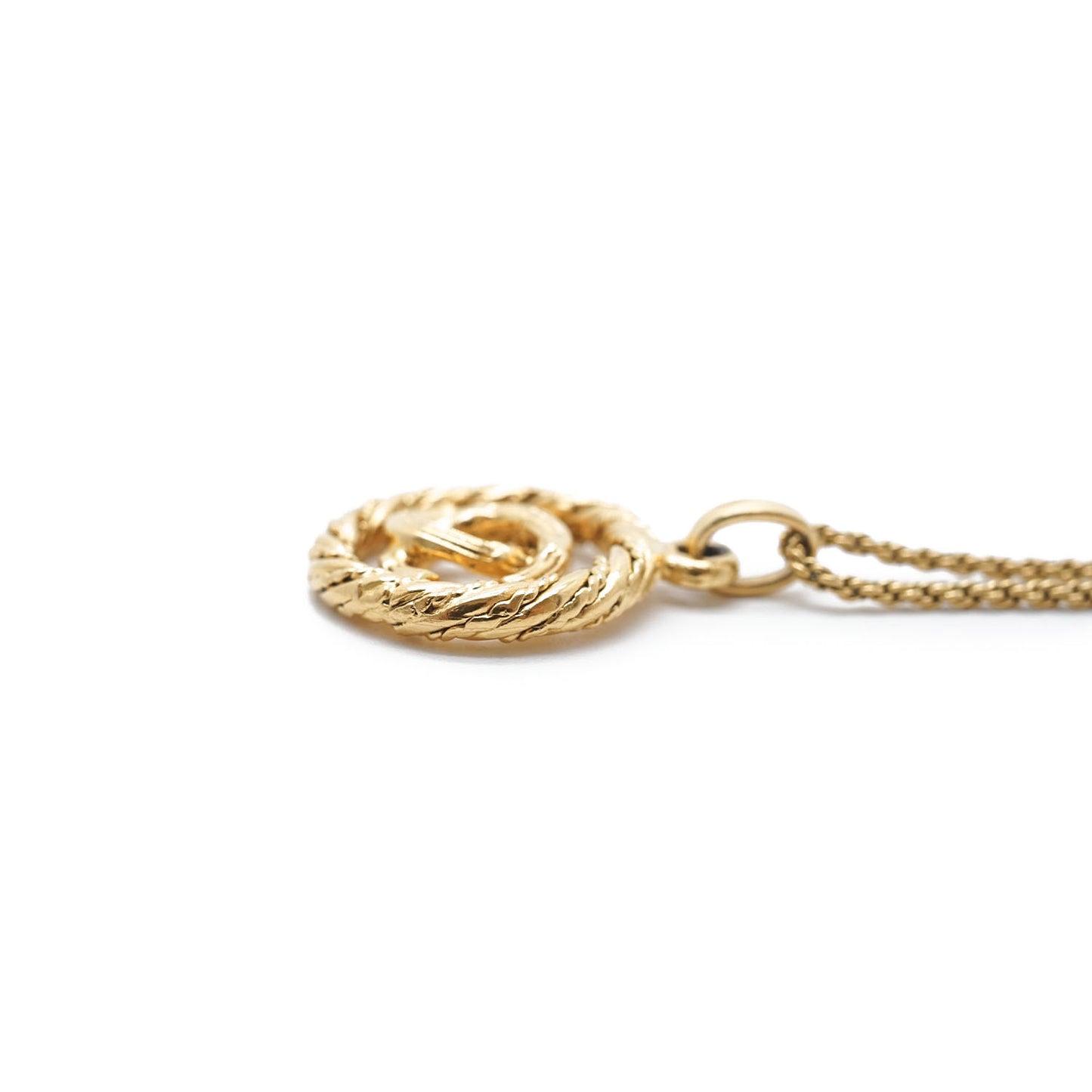 CC Logo Circle Chain Necklace GP