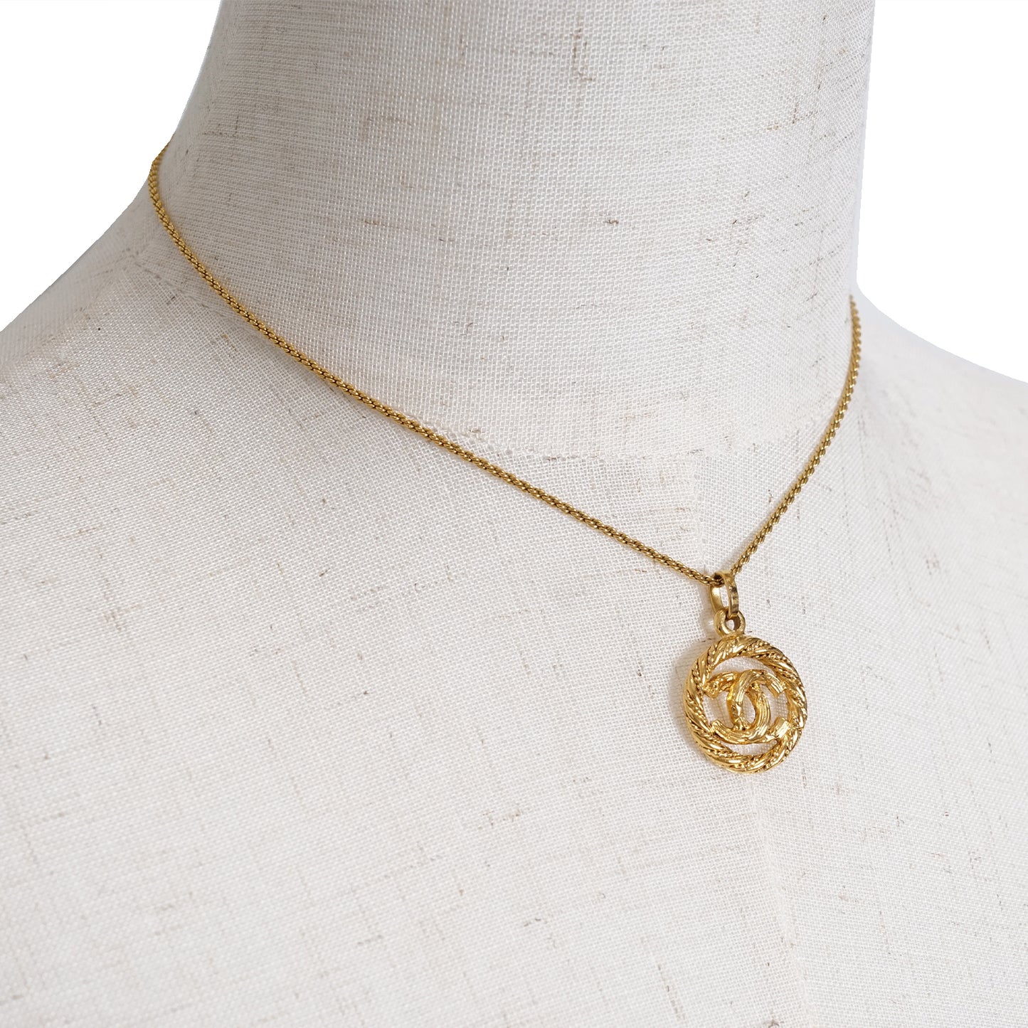CC Logo Circle Chain Necklace GP
