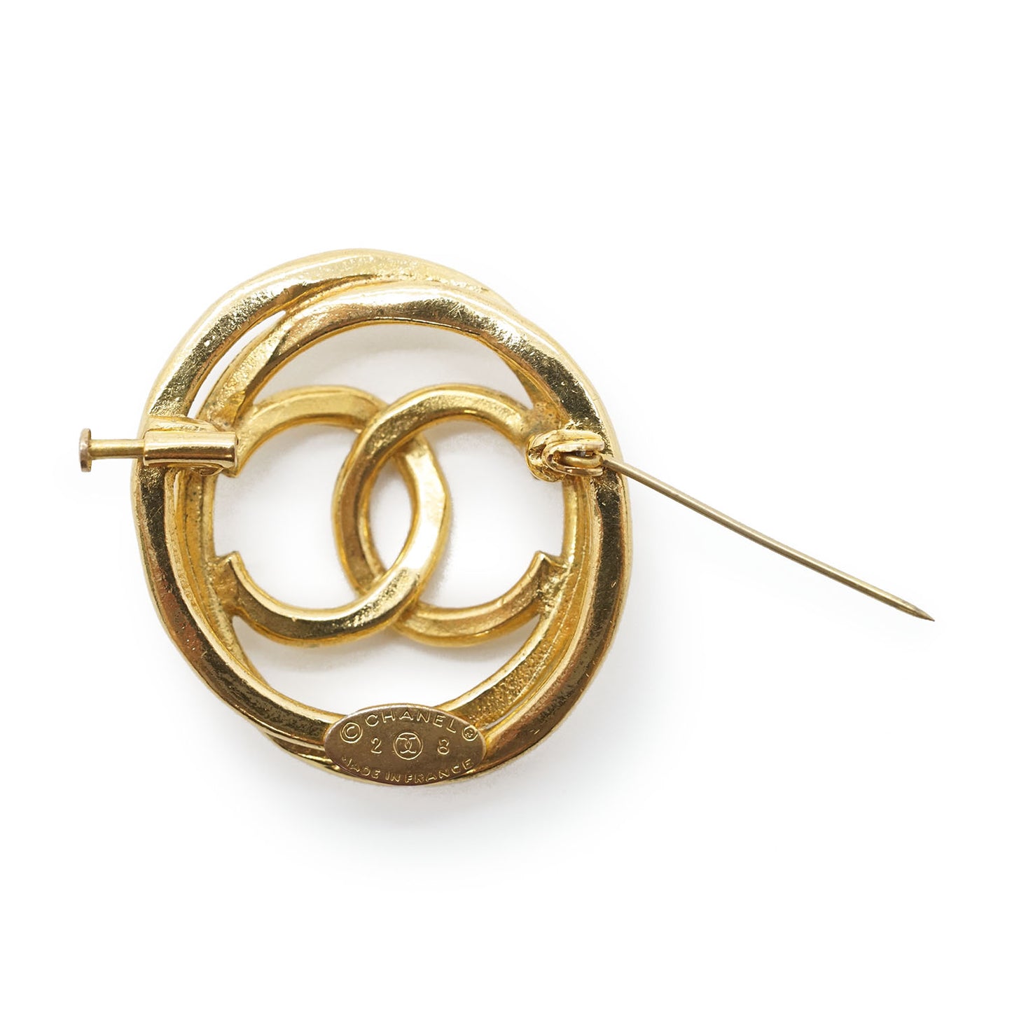 CC Logo Cut-out Brooch GP