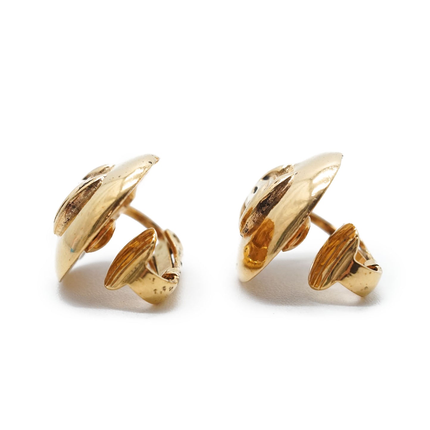 CC Logo Round Clip-On Earrings GP