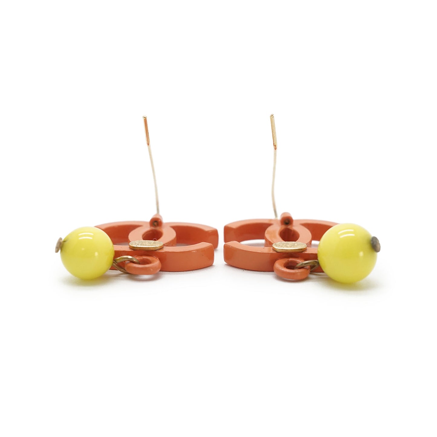 CC Logo Drop Earrings