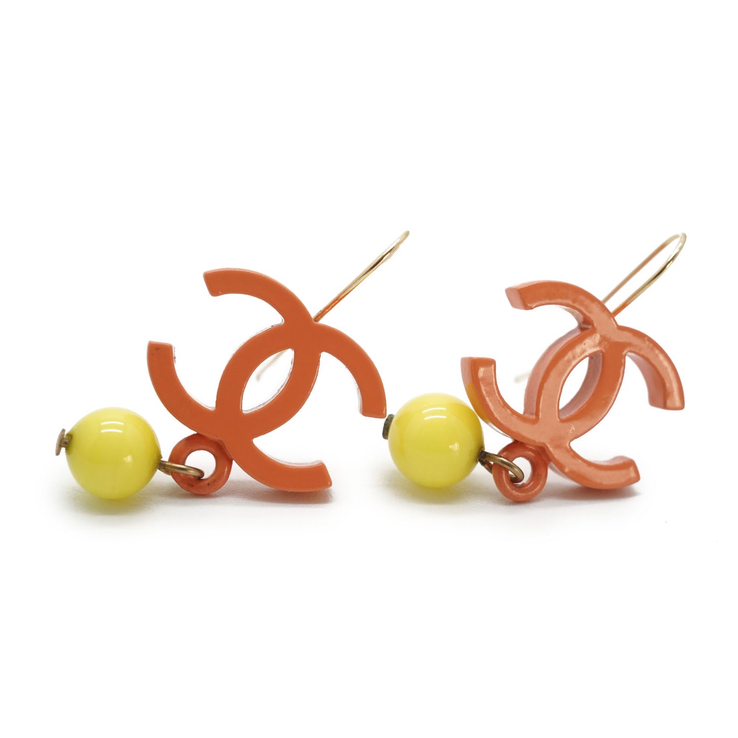 CC Logo Drop Earrings