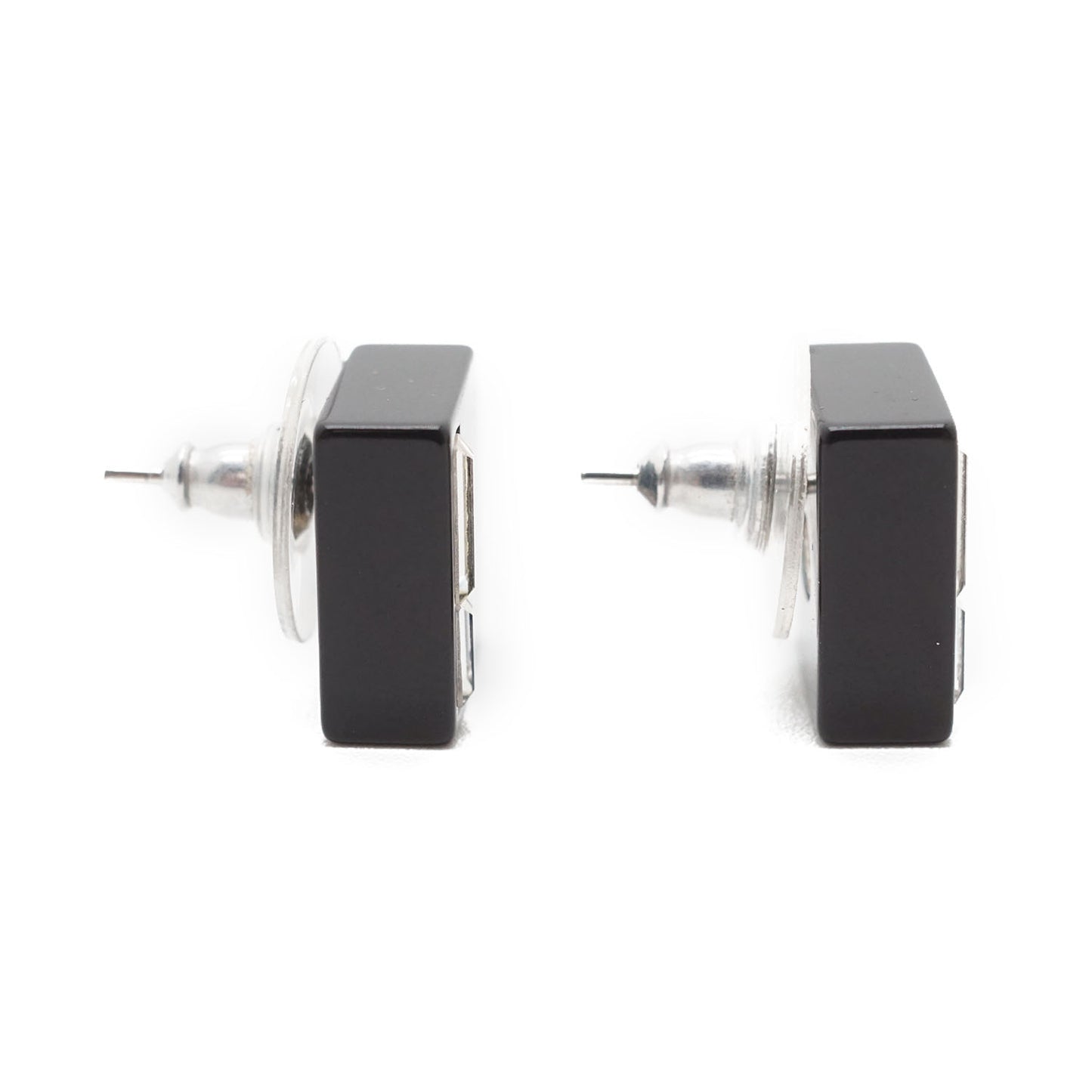 CC Logo Square Earrings