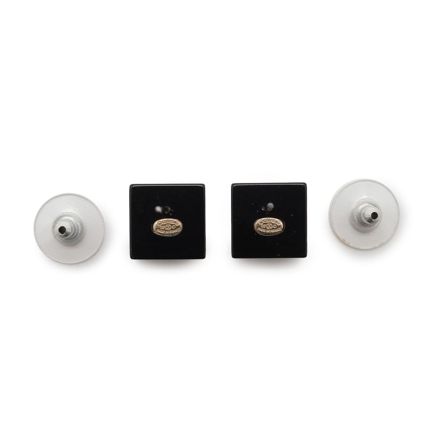 CC Logo Square Earrings