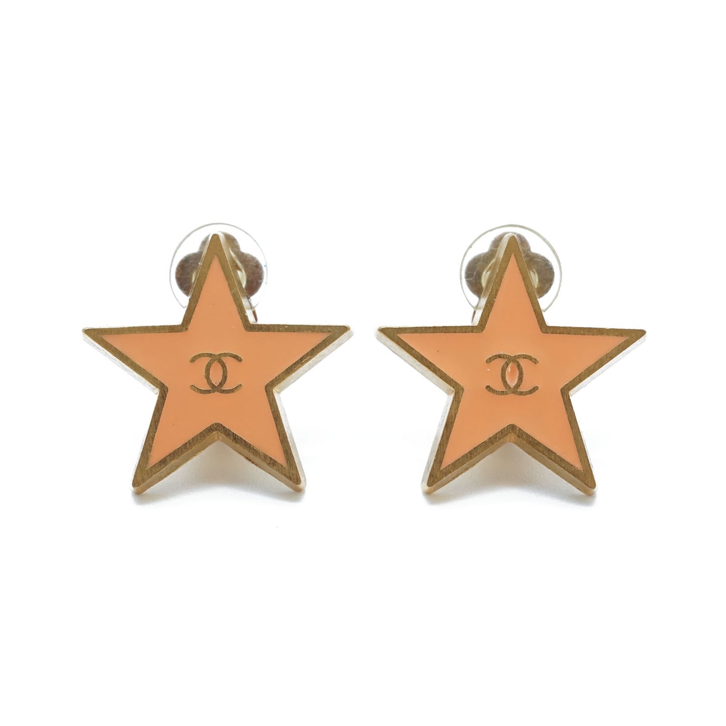 CC Logo Star Clip-On Earrings GP