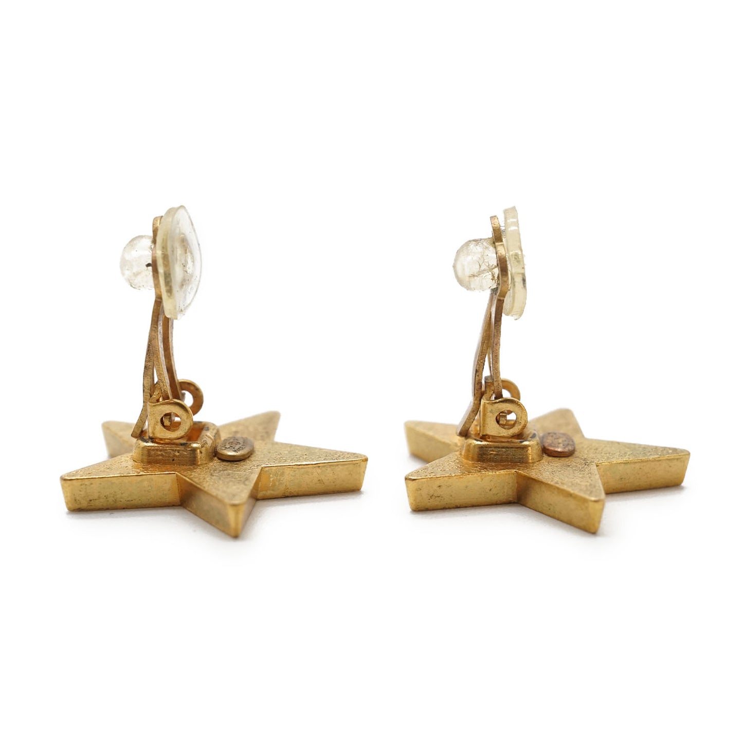 CC Logo Star Clip-On Earrings GP