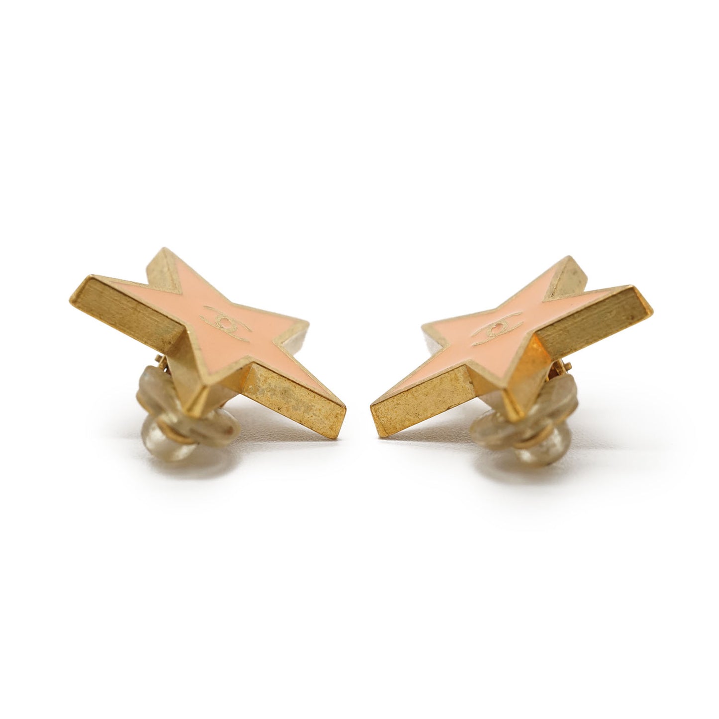CC Logo Star Clip-On Earrings GP