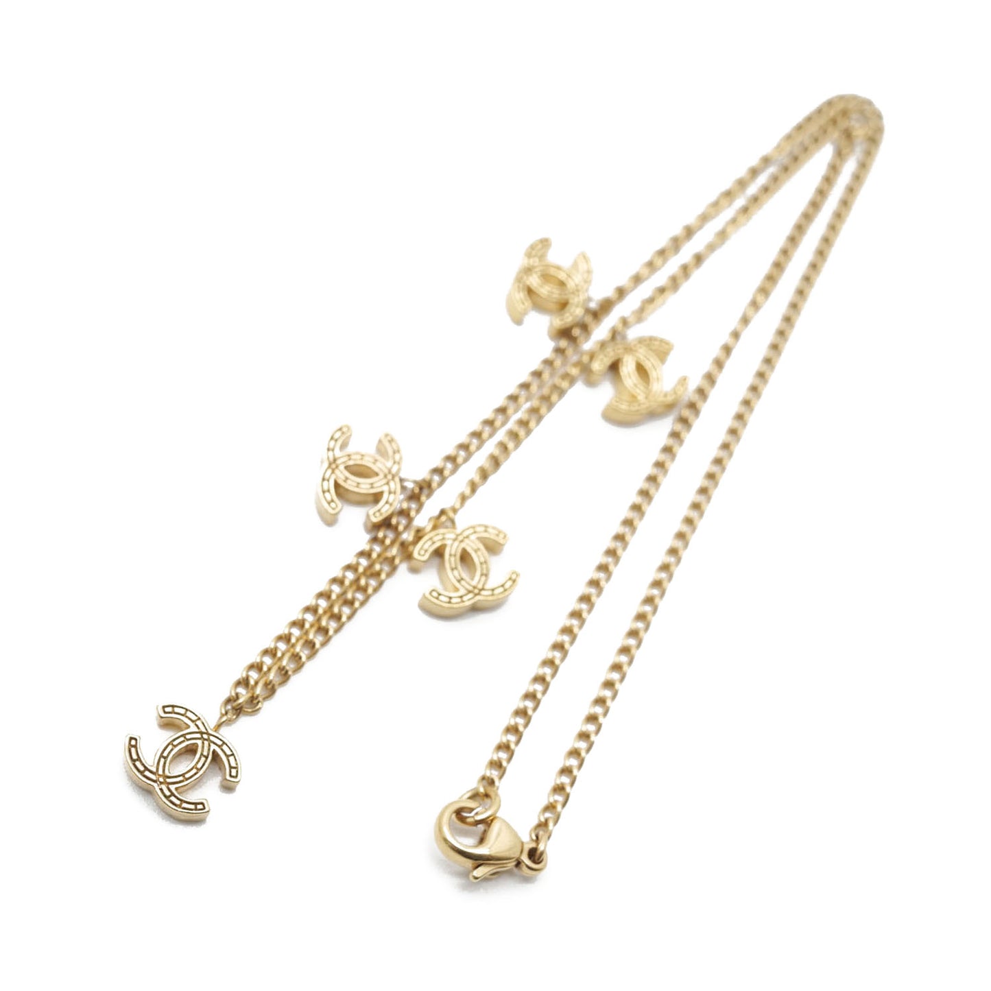 CC Logo Charm Chain Necklace GP