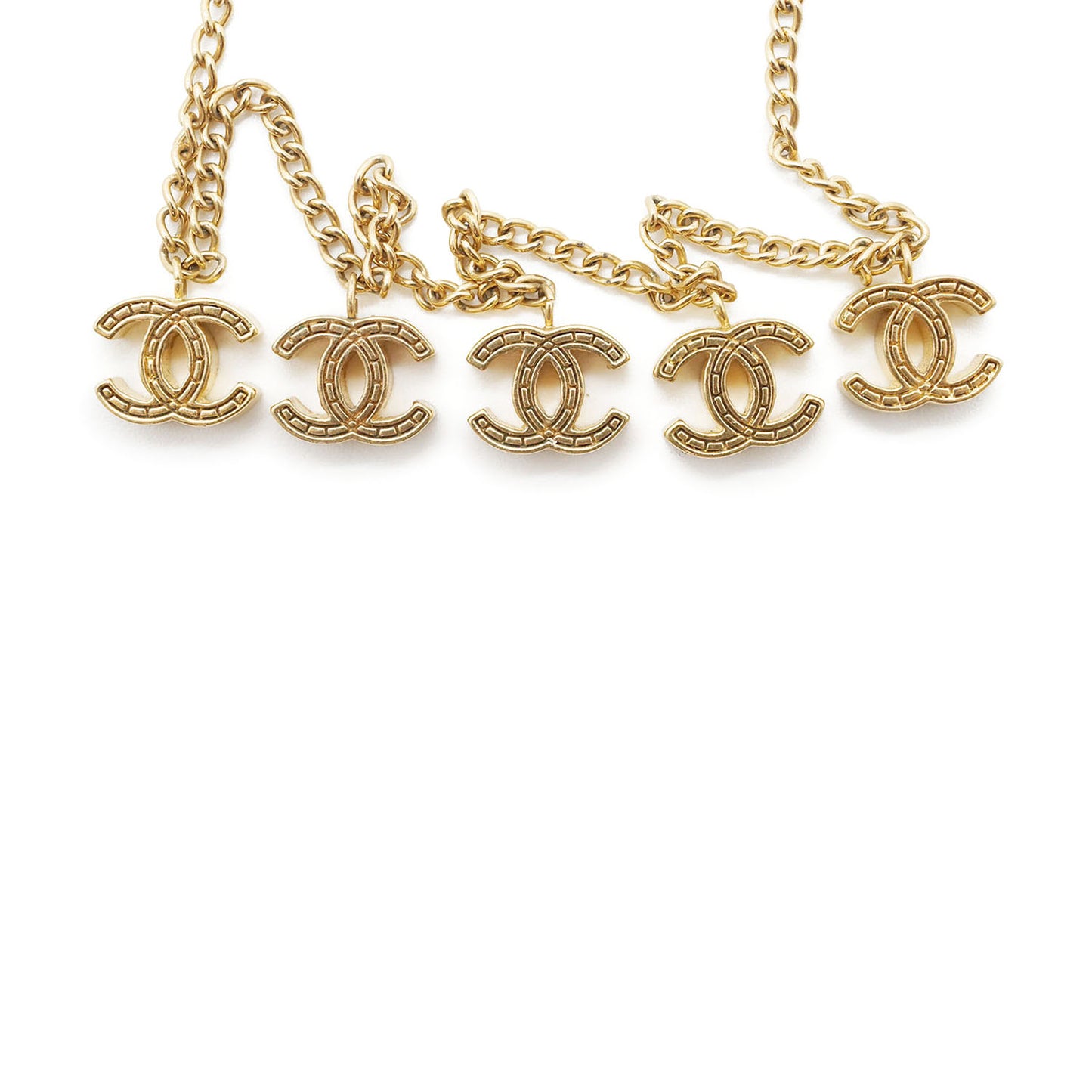 CC Logo Charm Chain Necklace GP
