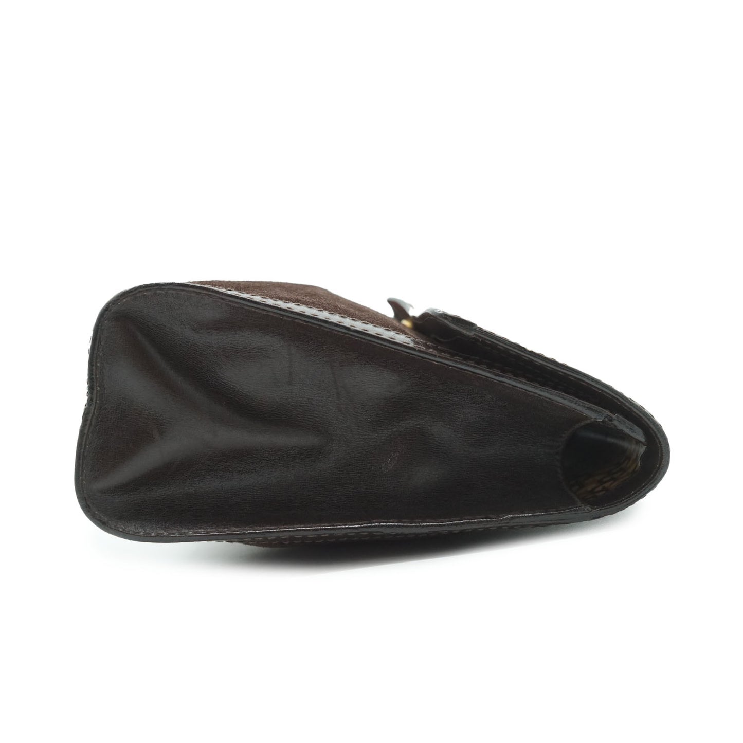 Vintage Gucci Parfums Sherry Line Suede Clutch Bag