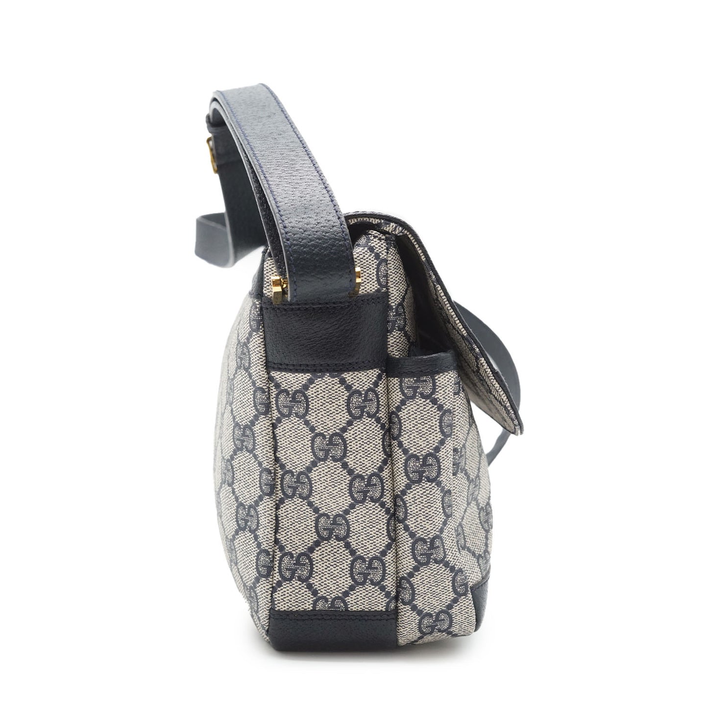 Vintage GG Supreme Coated Canvas Shoulder Bag