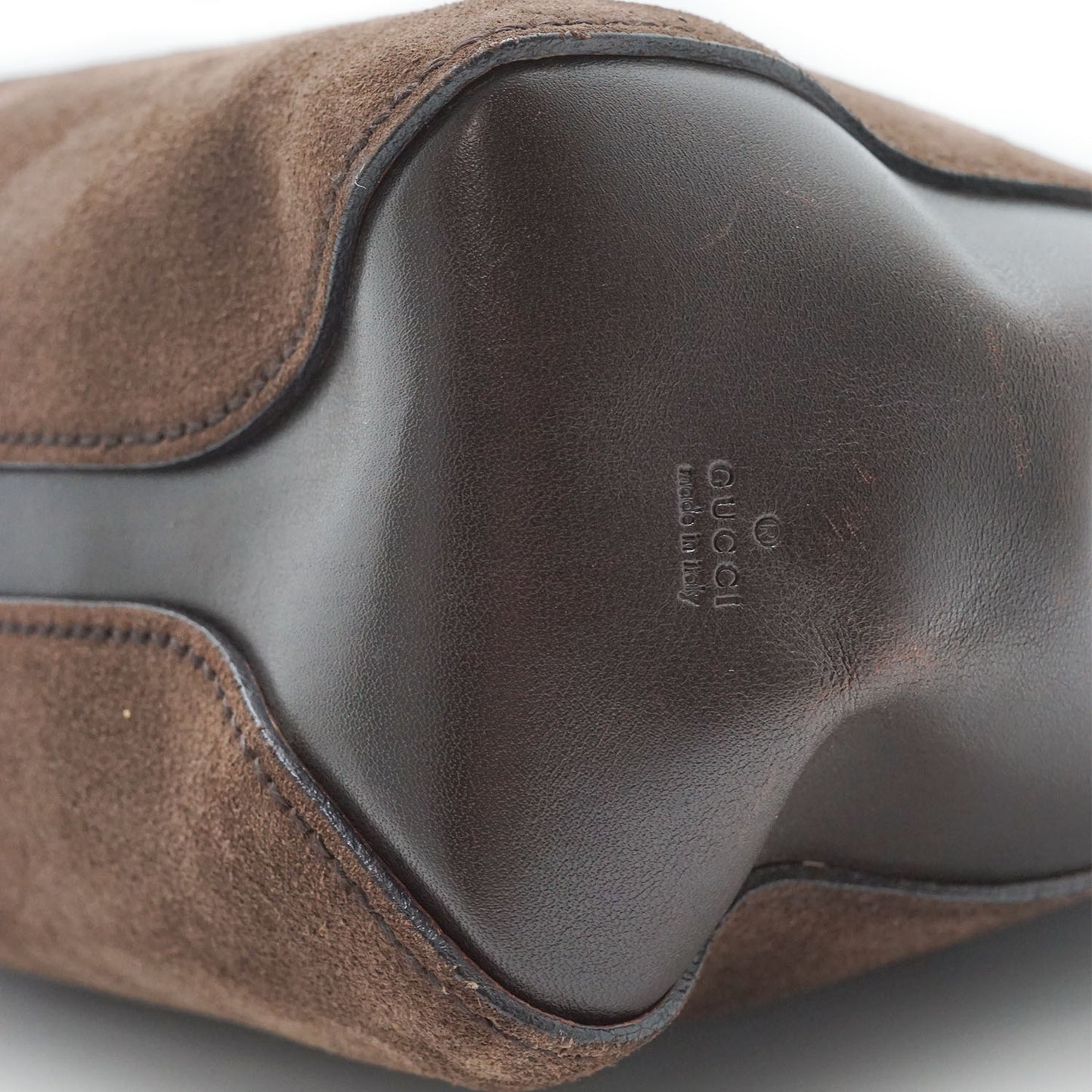 Suede Horsebit Tote