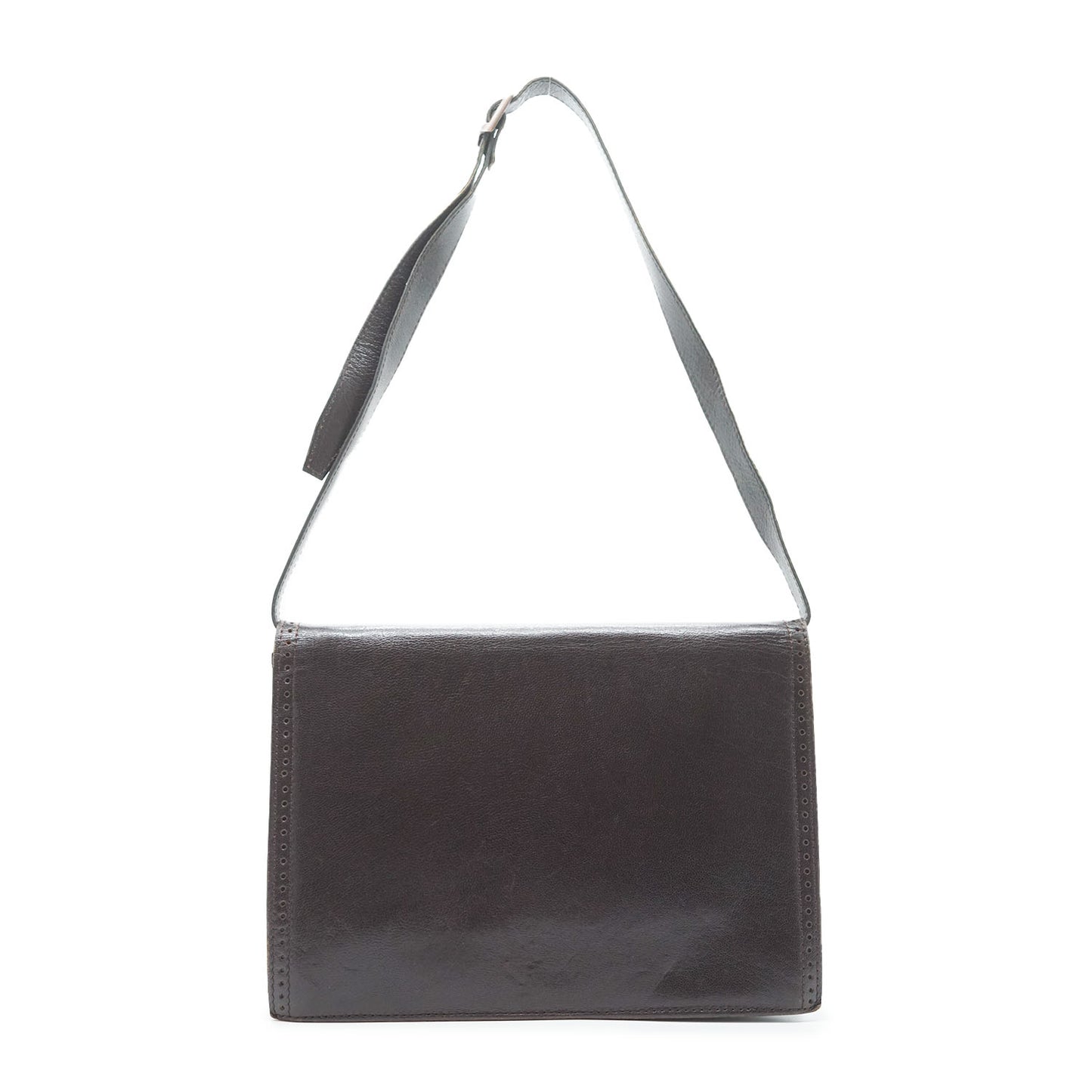 Vintage Cut-out Trim Shoulder Bag