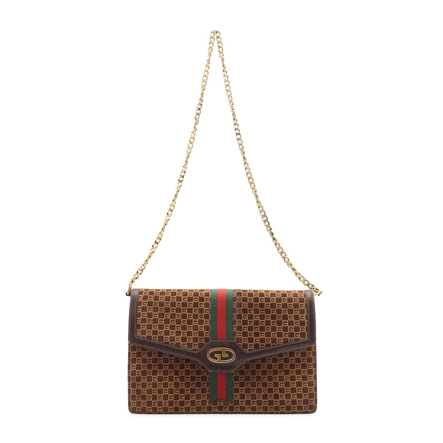 Vintage Sherry Line G Monogram Chain Shoulder Bag