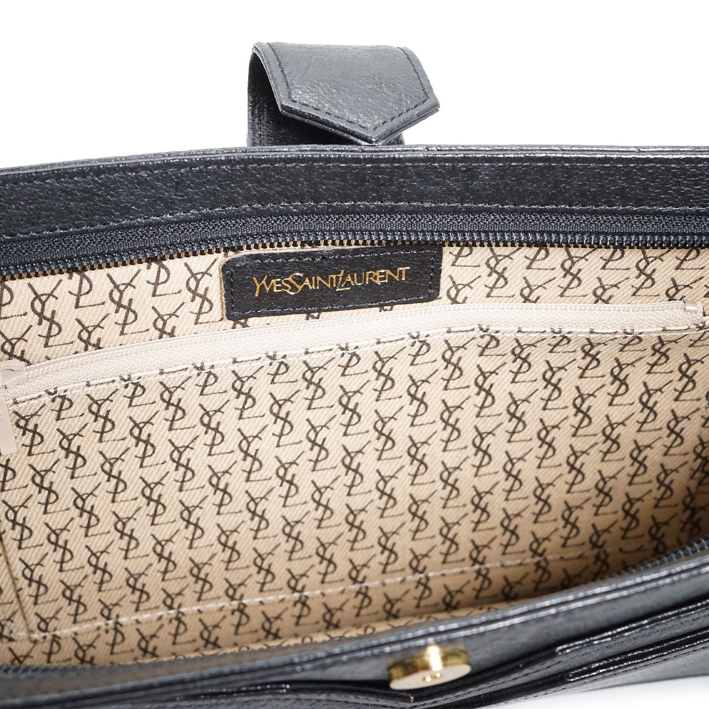 Y-Stitch Detail Vintage Clutch