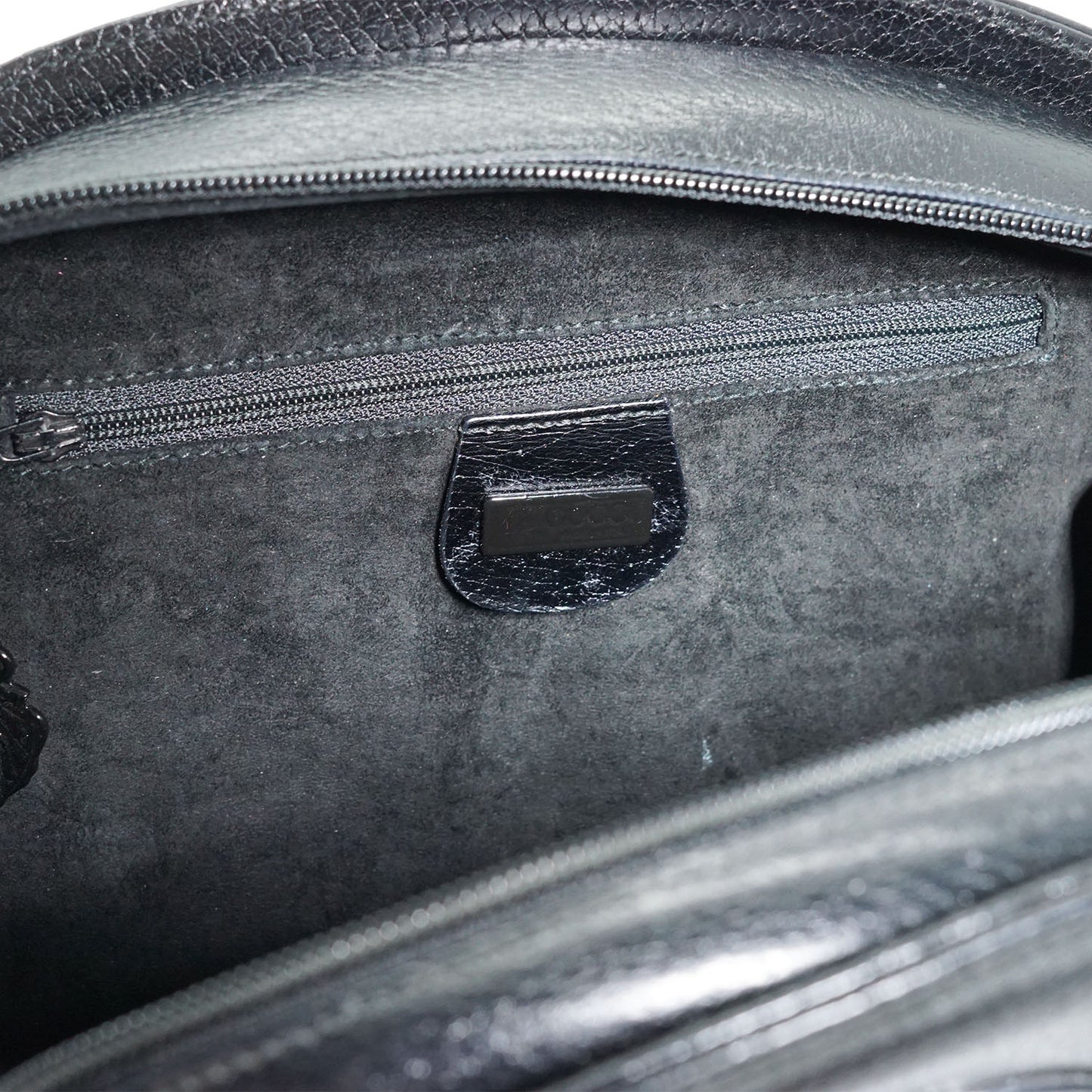 Vintage Zip-Around Shoulder Bag
