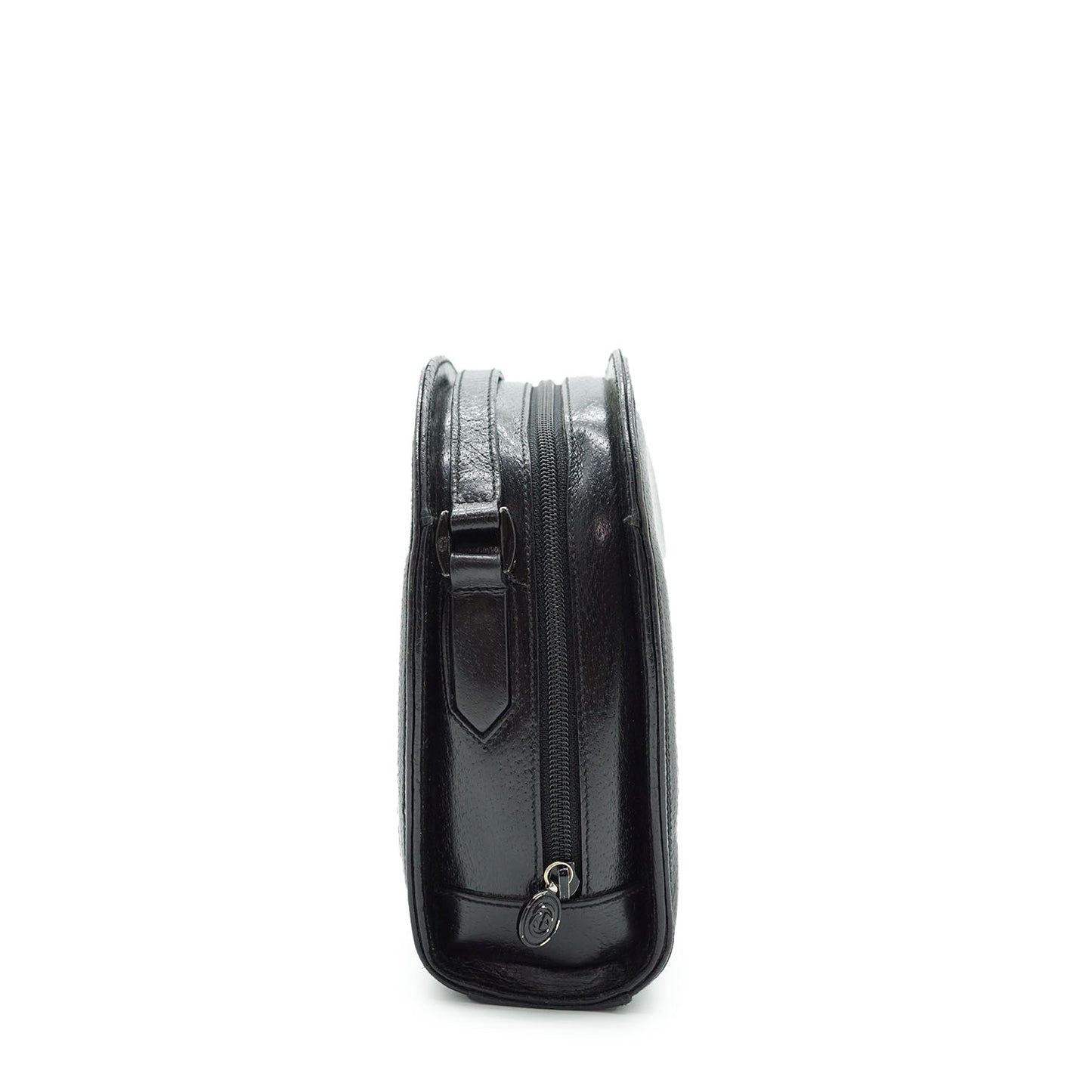 Vintage Zip-Around Shoulder Bag