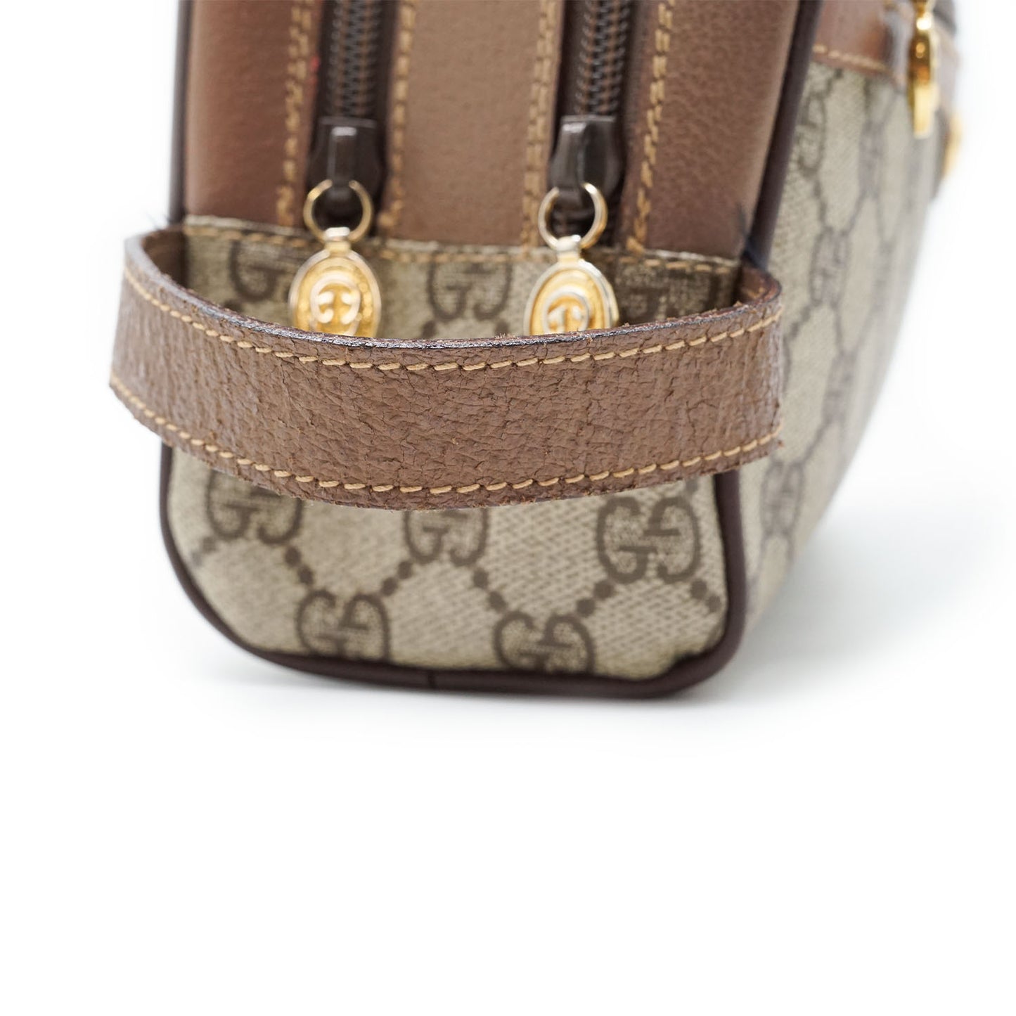 GG Supreme Coated Canvas Clutch