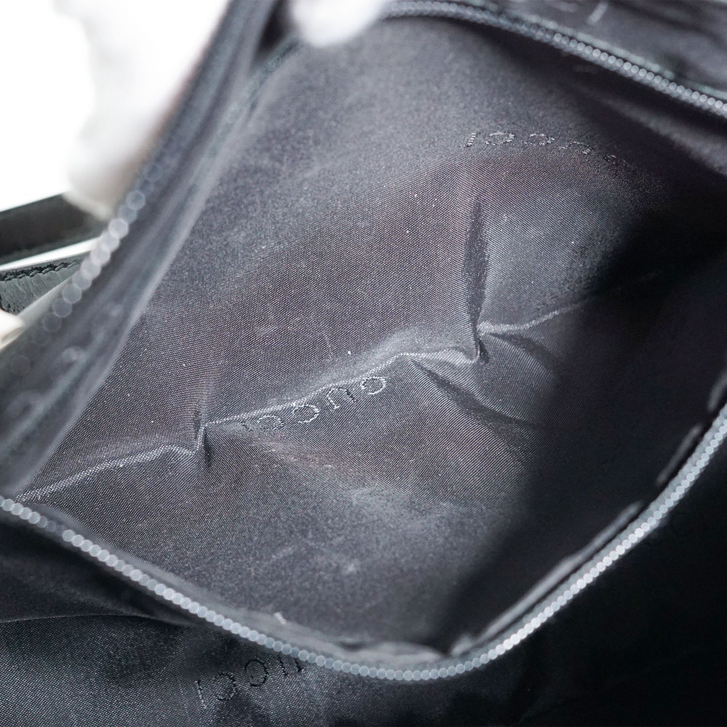 Nylon Patent Leather Shoulder Bag