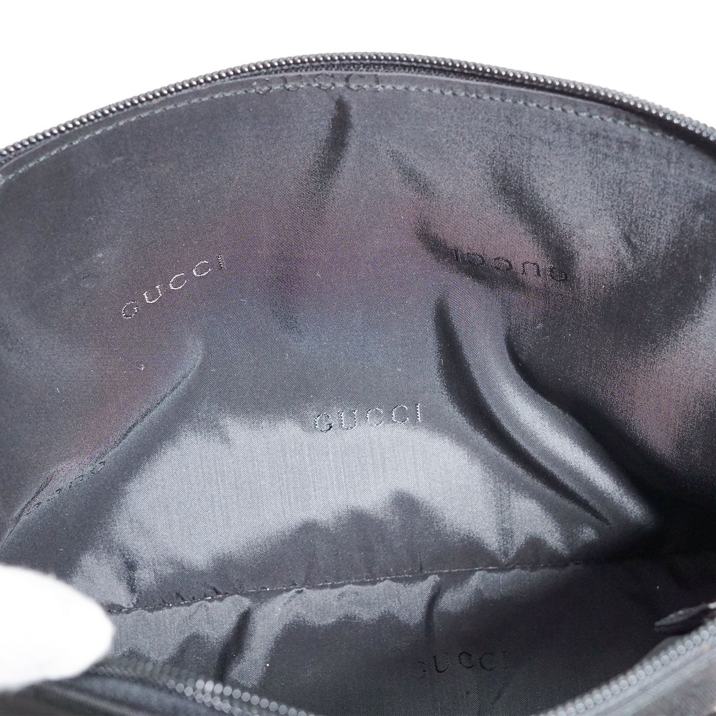 Nylon Patent Leather Shoulder Bag