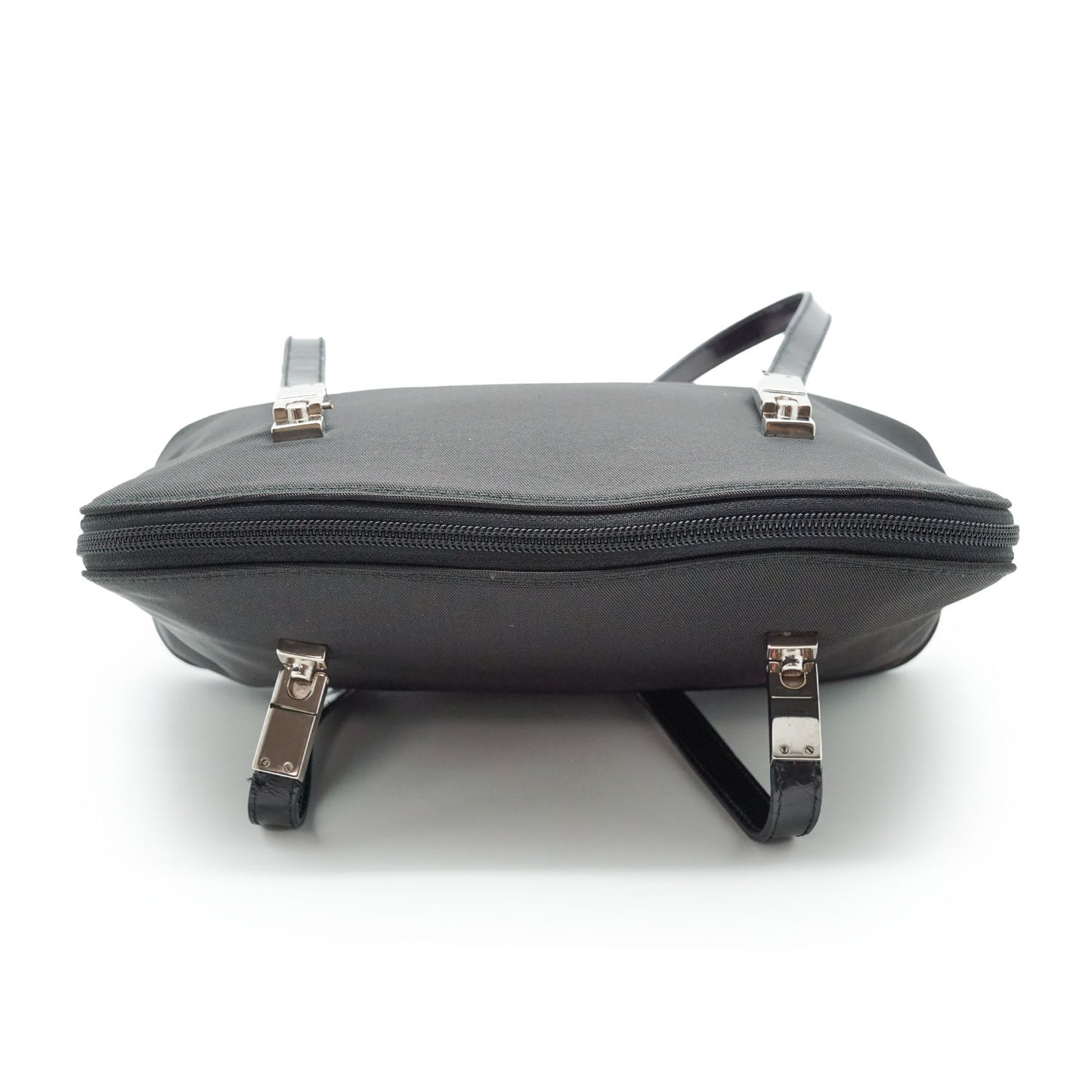 Nylon Patent Leather Shoulder Bag