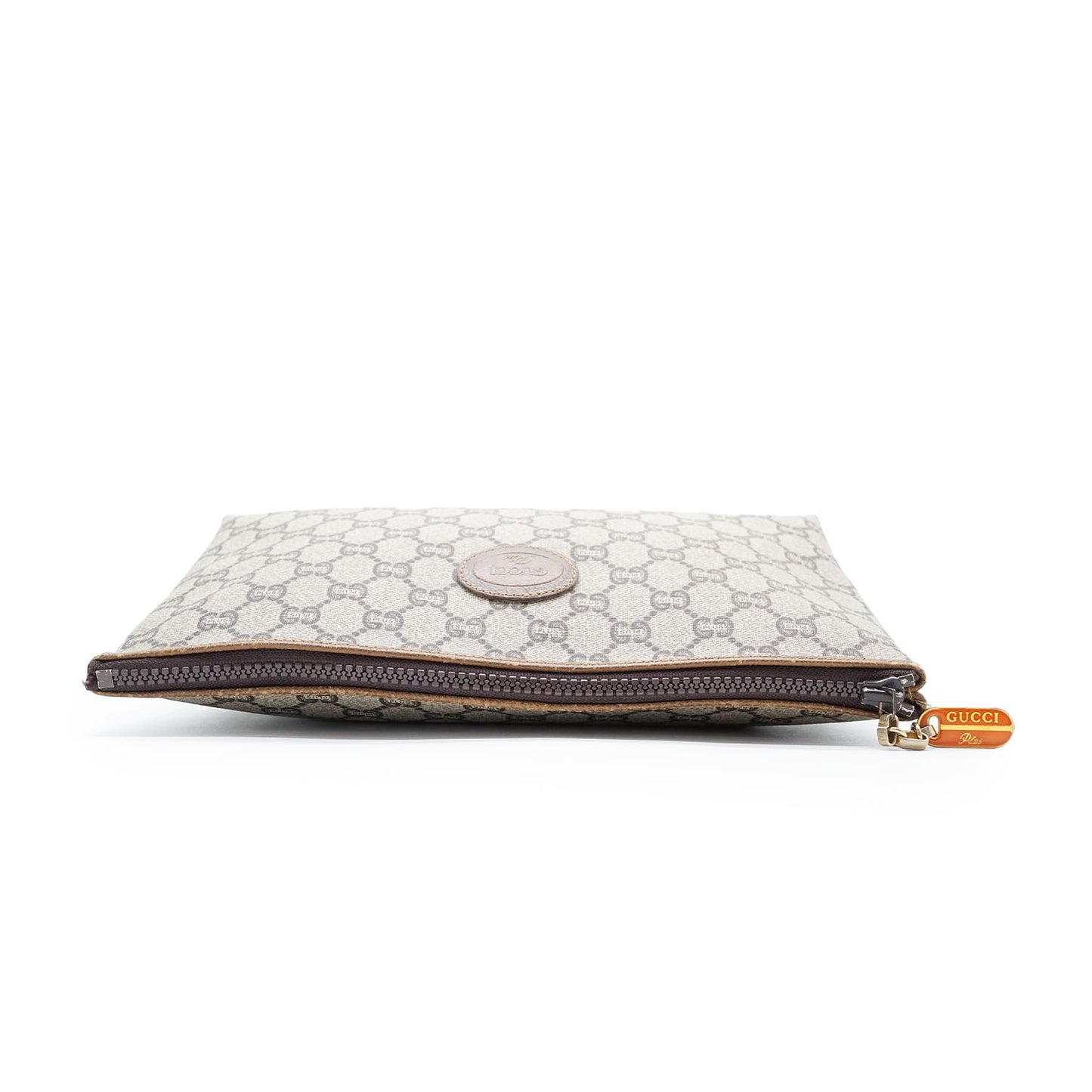 GG Supreme Gucci Plus Vintage Coated Canvas Pouch