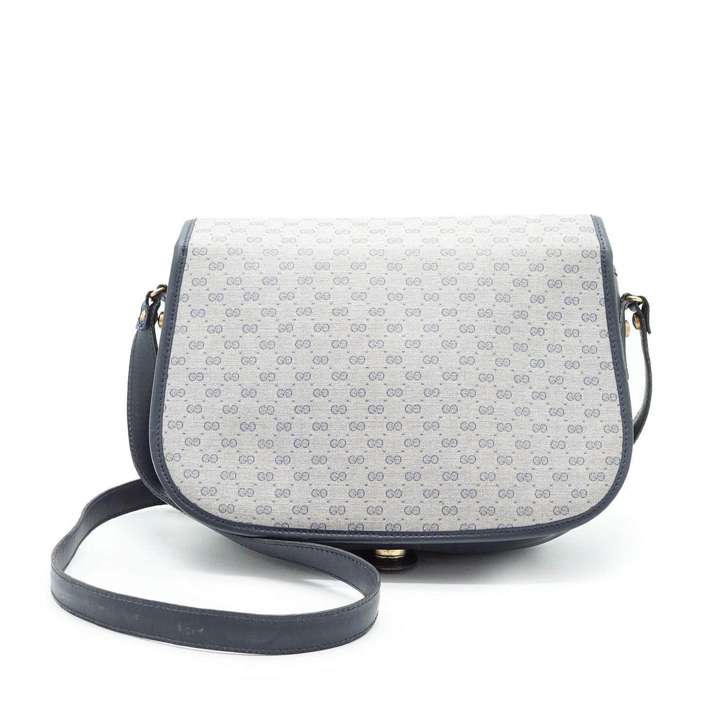 Vintage Microguccissima Flap Crossbody Bag