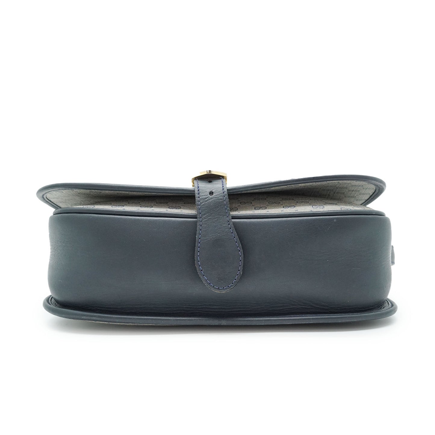 Vintage Microguccissima Flap Crossbody Bag