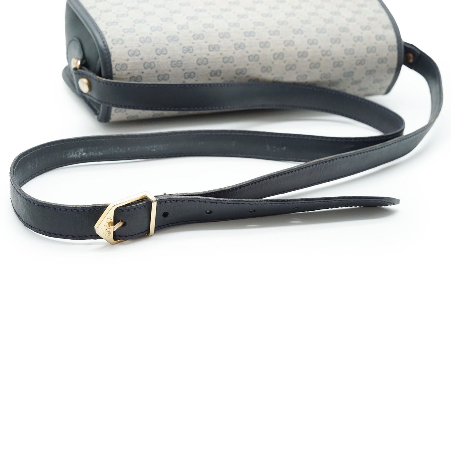 Vintage Microguccissima Flap Crossbody Bag