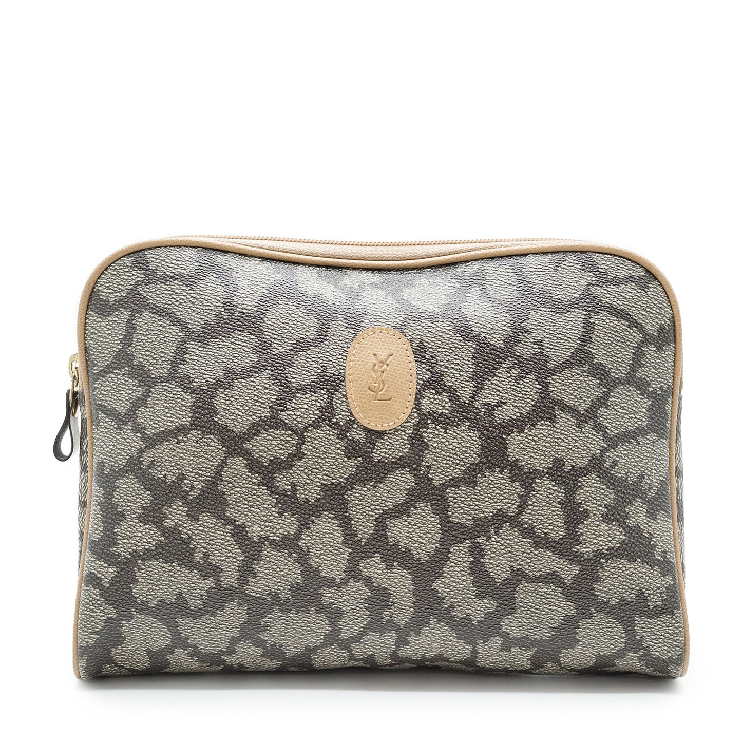 Vintage YSL Giraffe Print Clutch