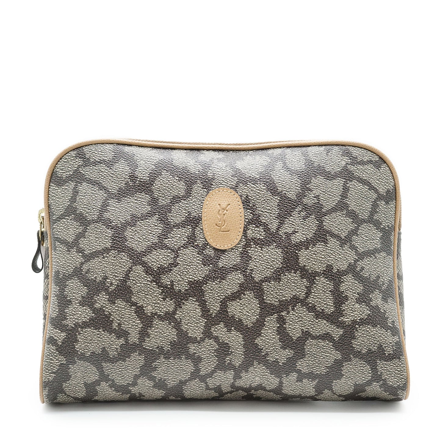 Vintage YSL Giraffe Print Clutch