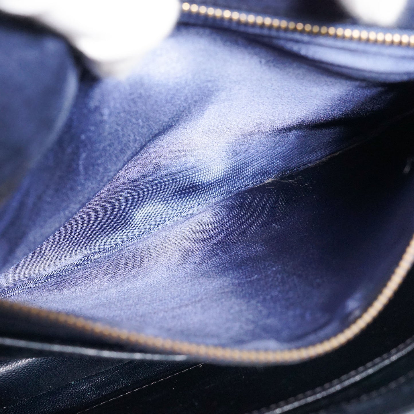 Vintage GG Lock Suede Shoulder Bag