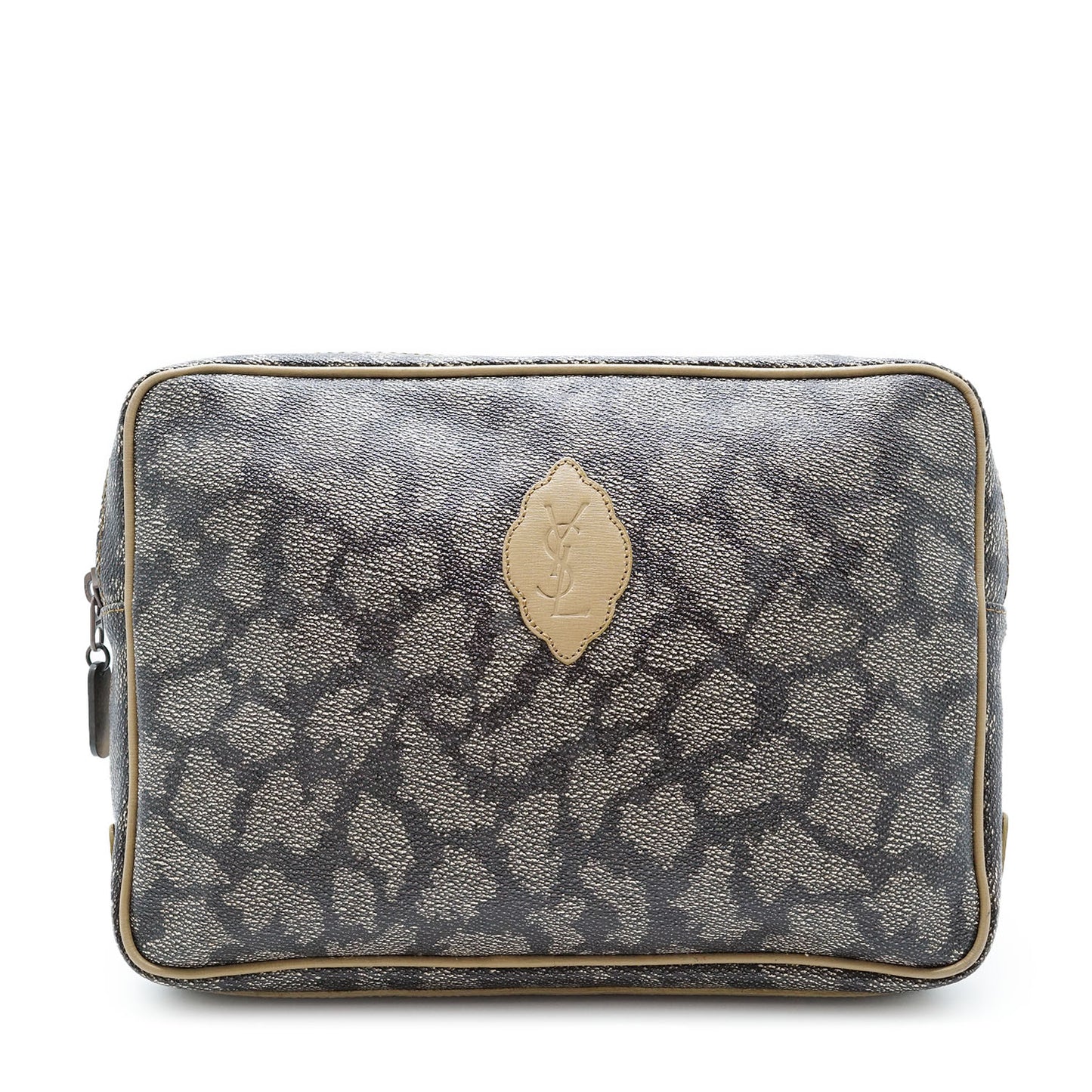 Vintage YSL Giraffe Print Clutch
