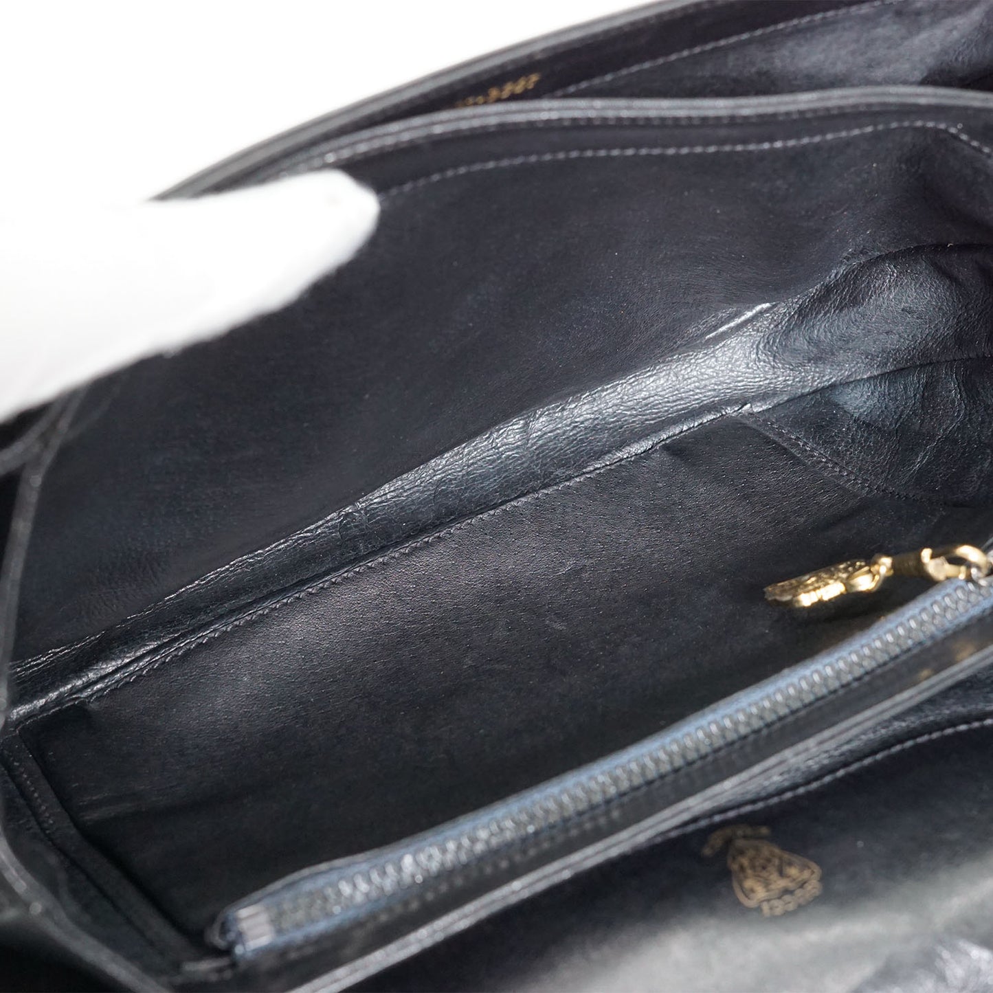 Vintage Horsebit Lock Box Shoulder Bag