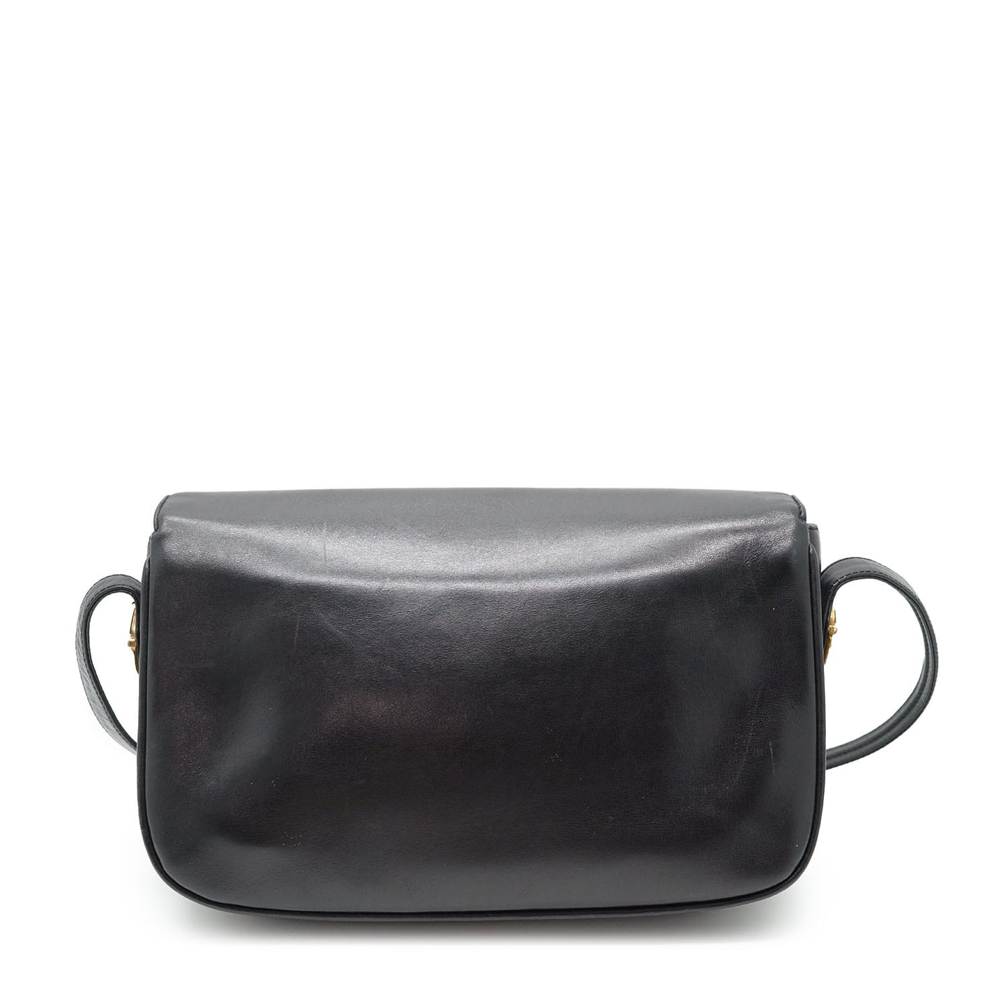 Vintage Horsebit Lock Box Shoulder Bag