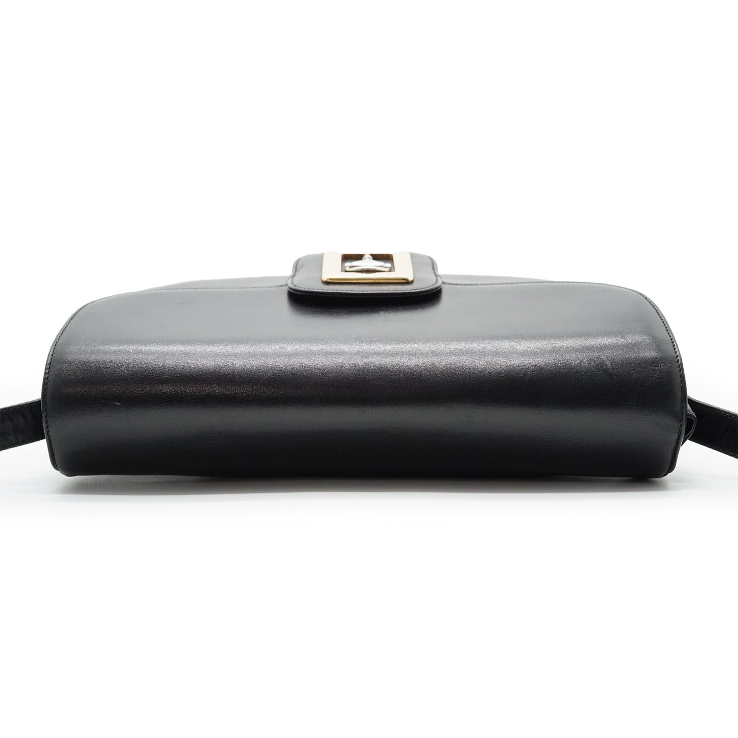 Vintage Horsebit Lock Box Shoulder Bag