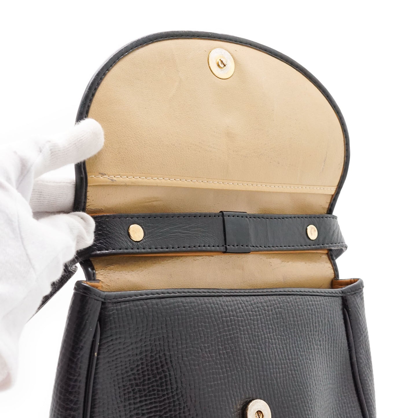 Vintage CD Logo Rounded Crossbody Bag