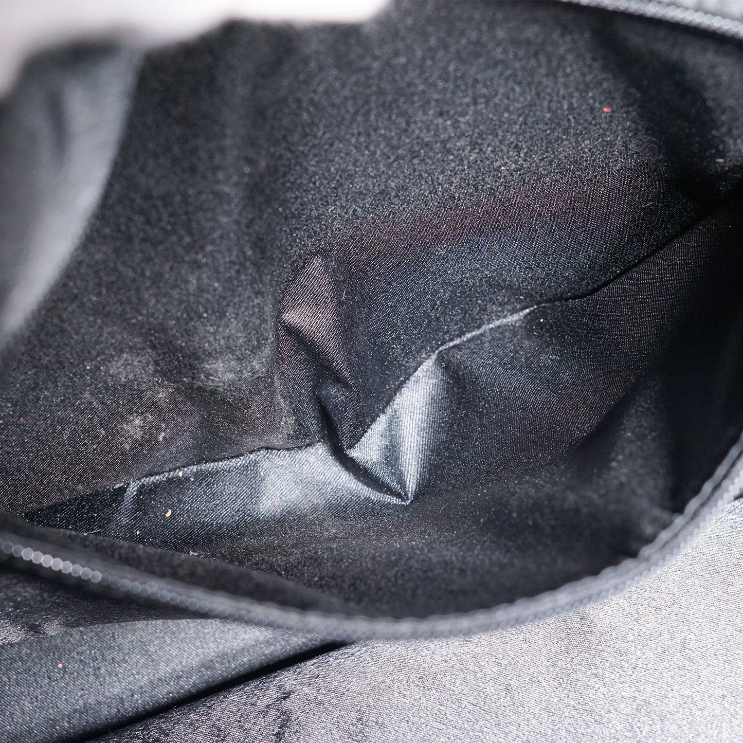 Metal Handle Nylon Hobo Bag