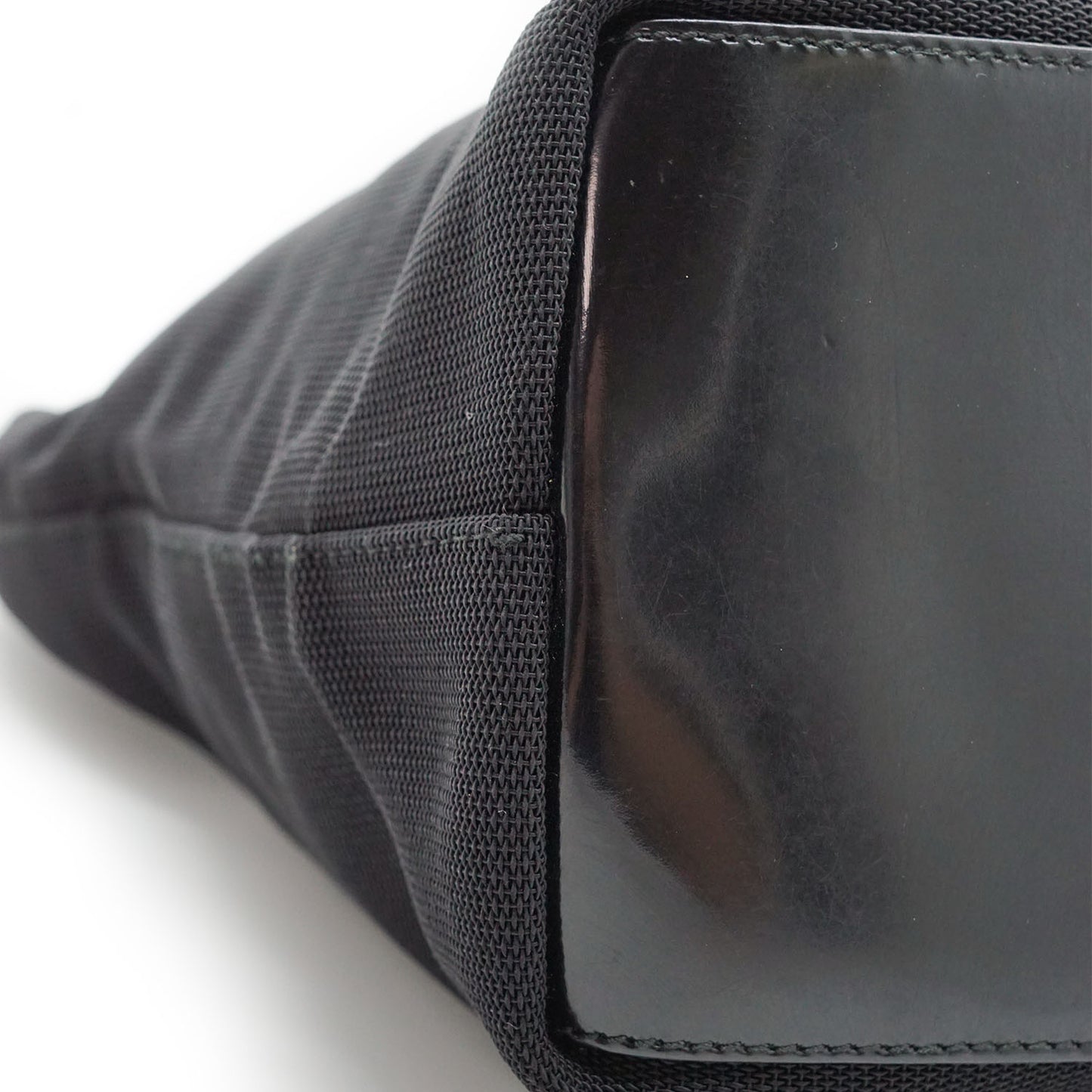 Metal Handle Nylon Hobo Bag