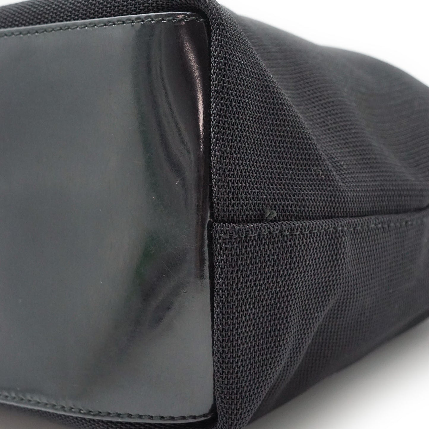 Metal Handle Nylon Hobo Bag