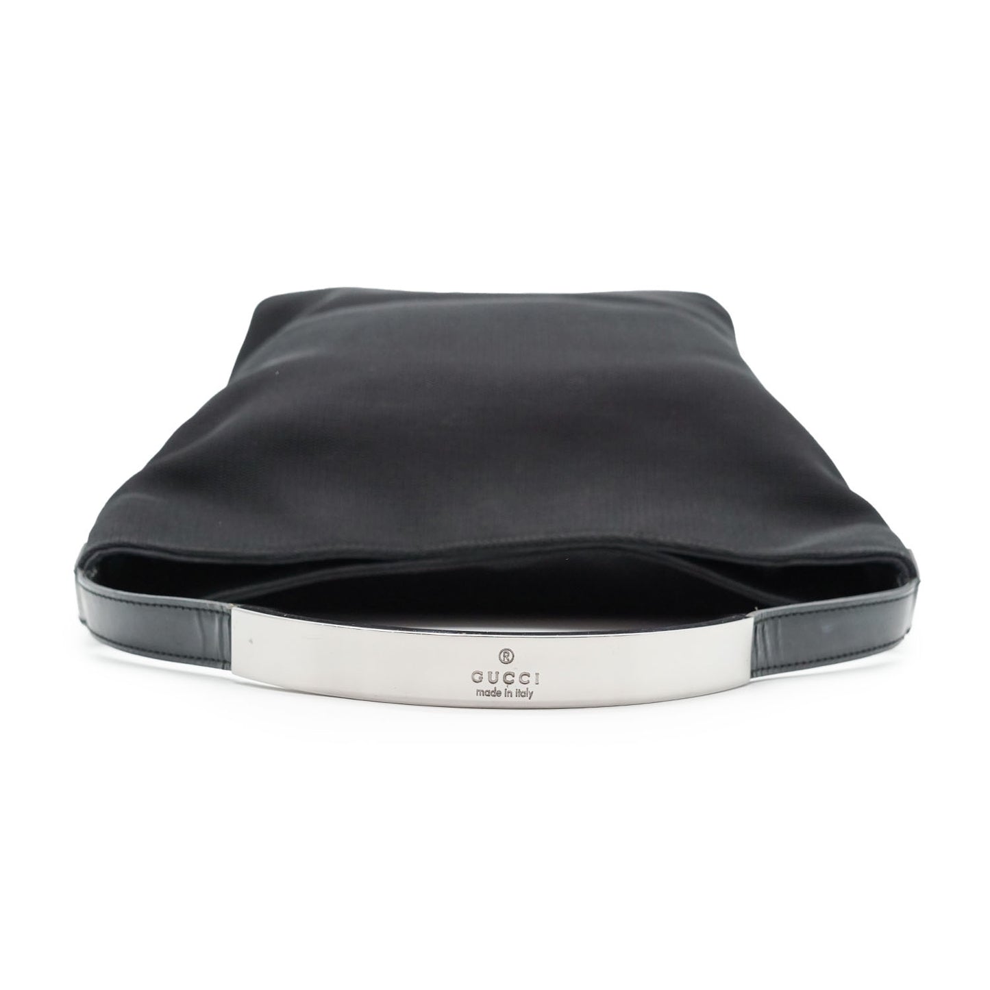 Metal Handle Nylon Hobo Bag
