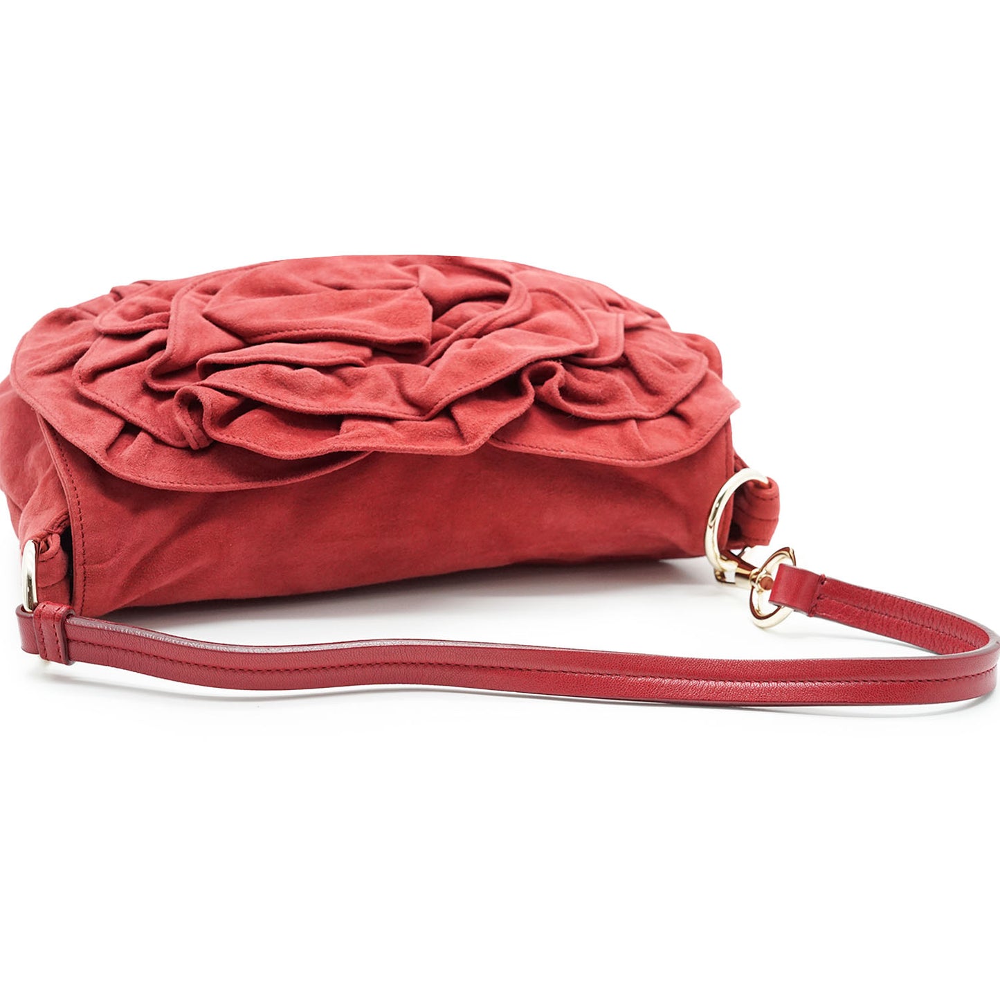 YSL Rive Gauche Pleine Fleur Aniline Shoulder Bag