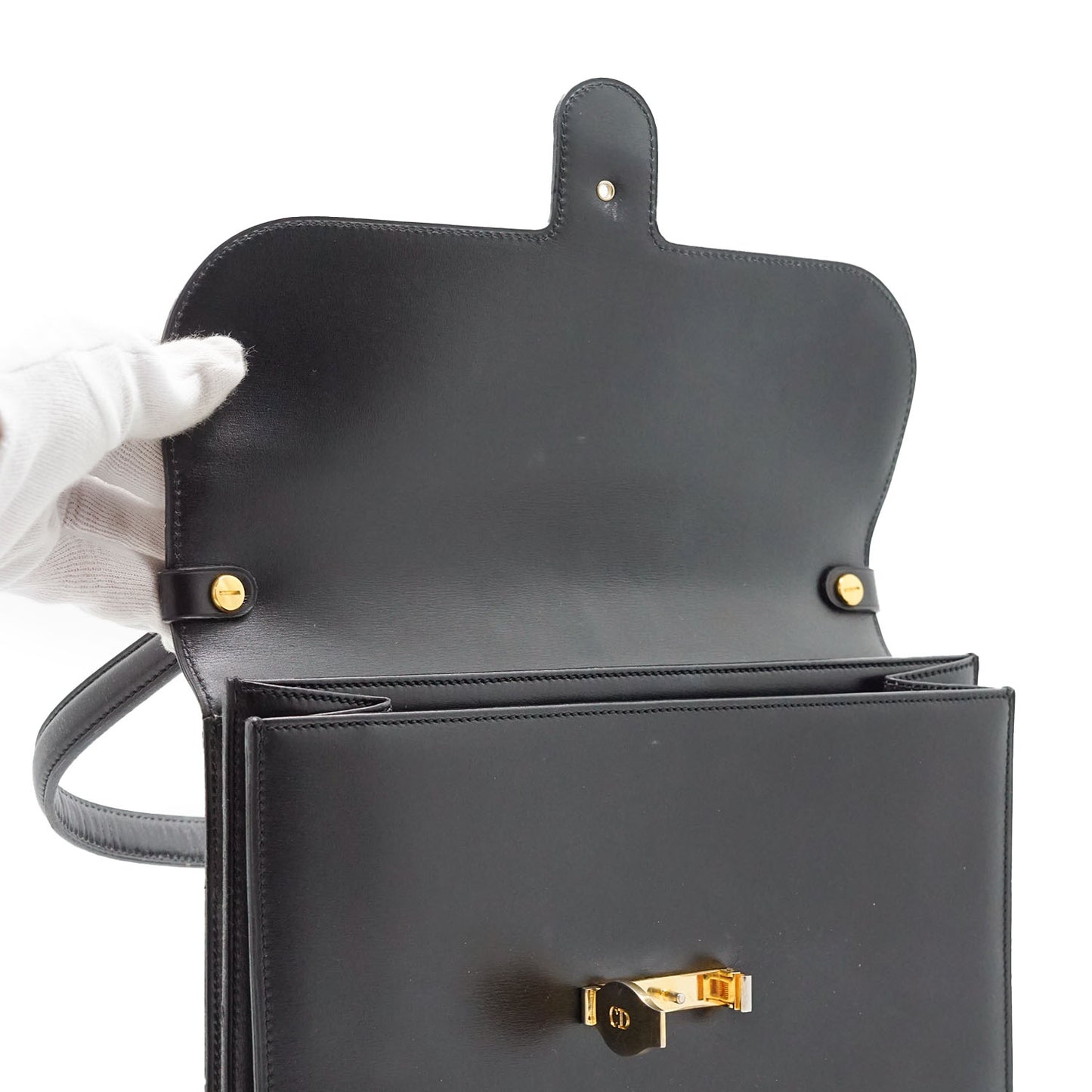 Vintage CD Box Top Handle Bag