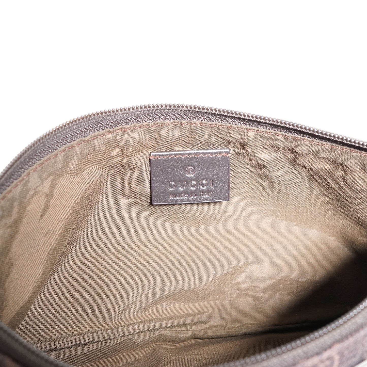 GG Canvas Boat Pochette