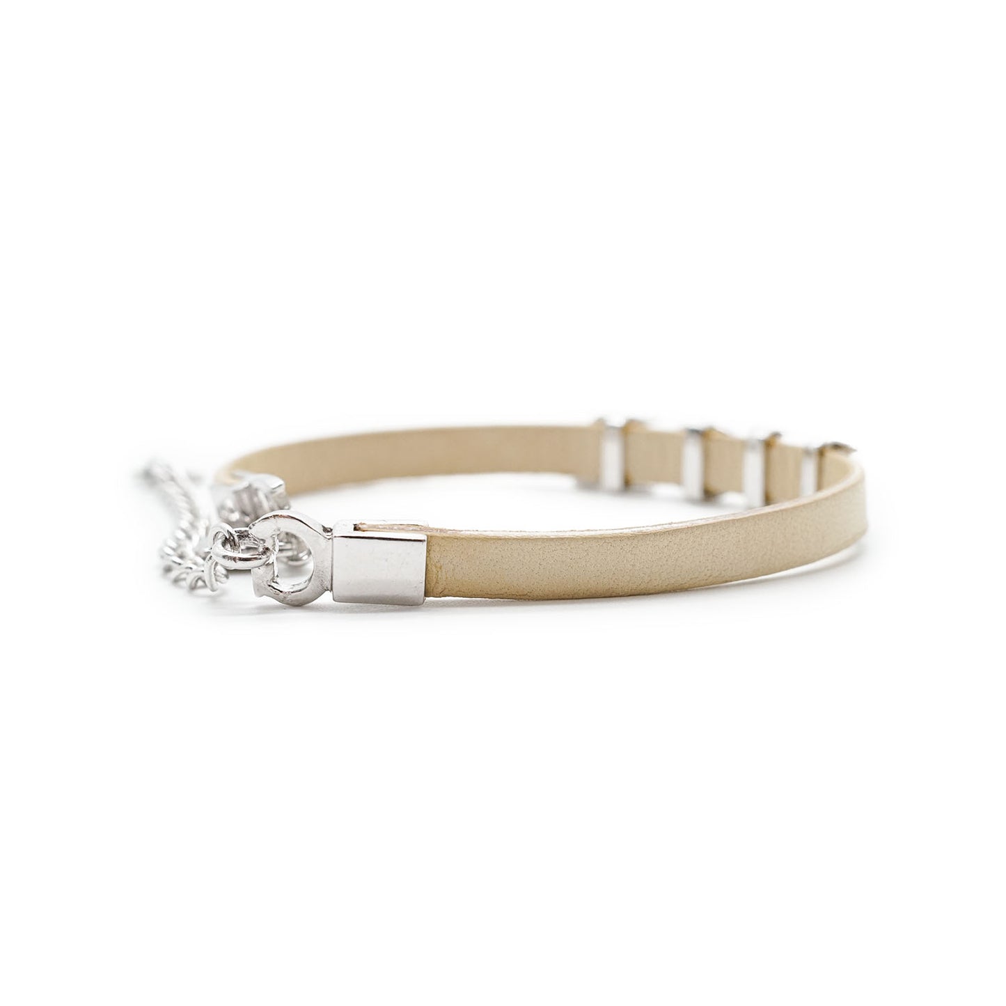 Logo Leather Bracelet