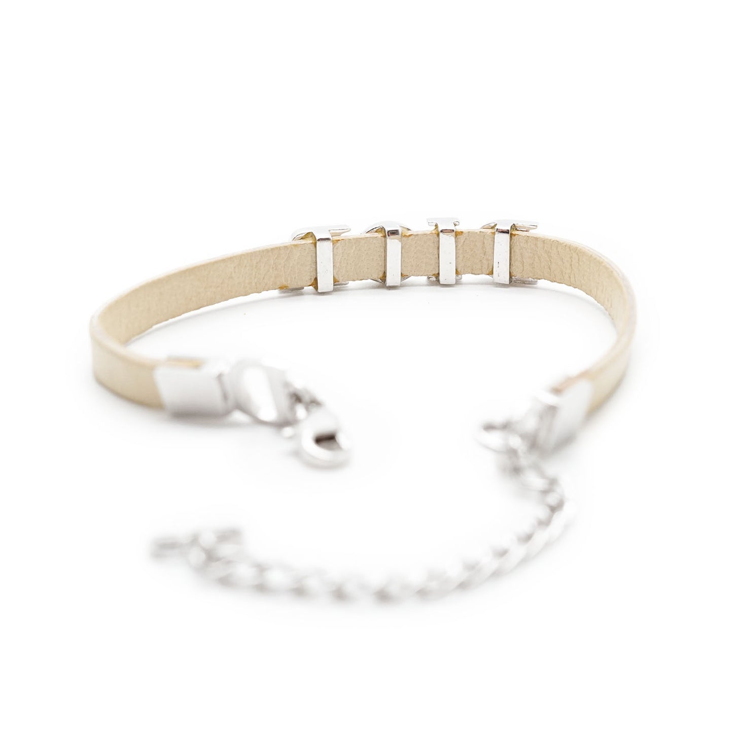 Logo Leather Bracelet