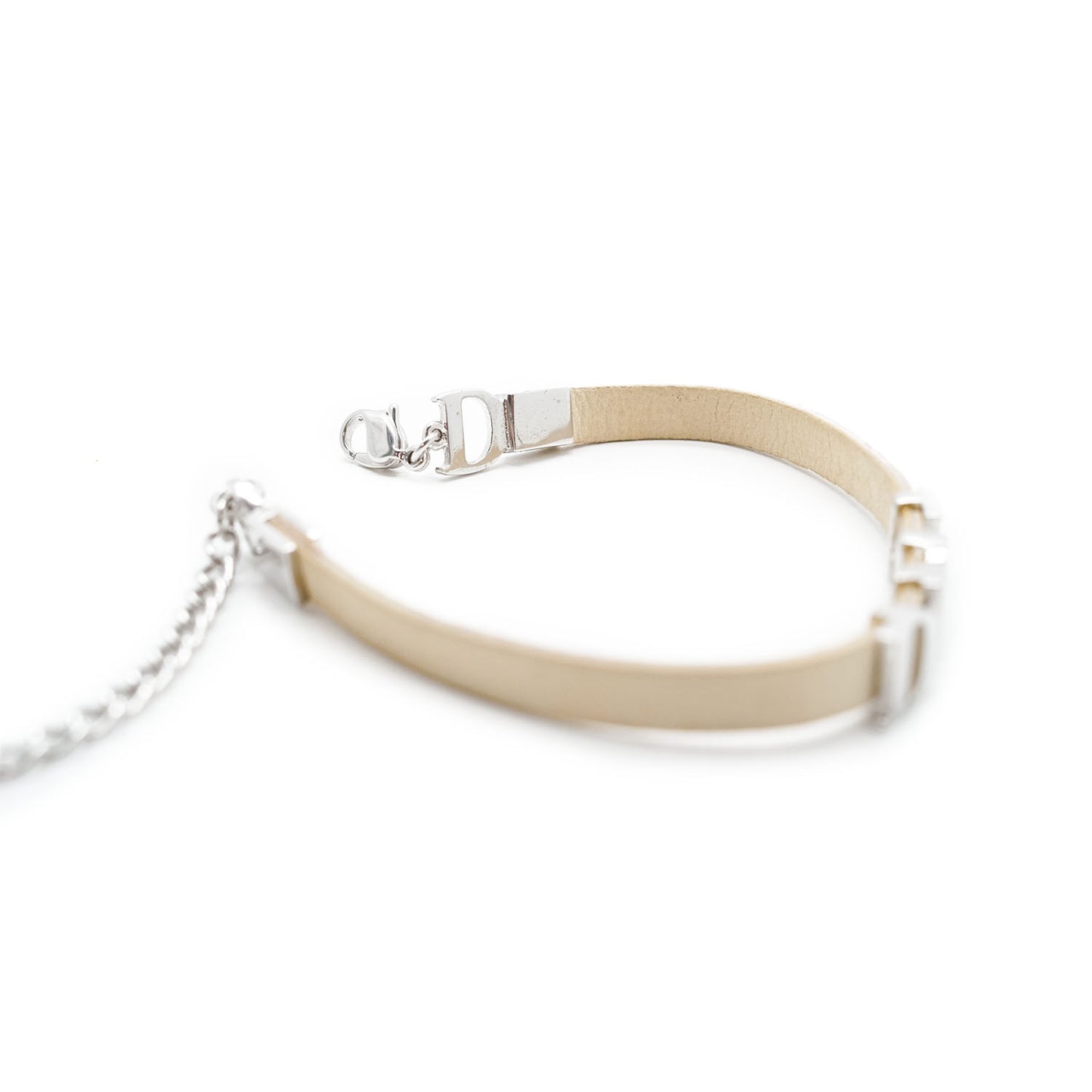 Logo Leather Bracelet