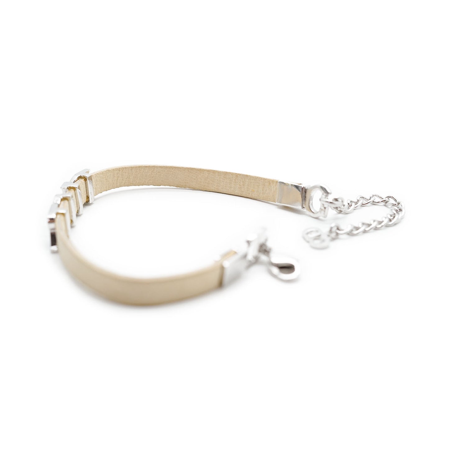 Logo Leather Bracelet