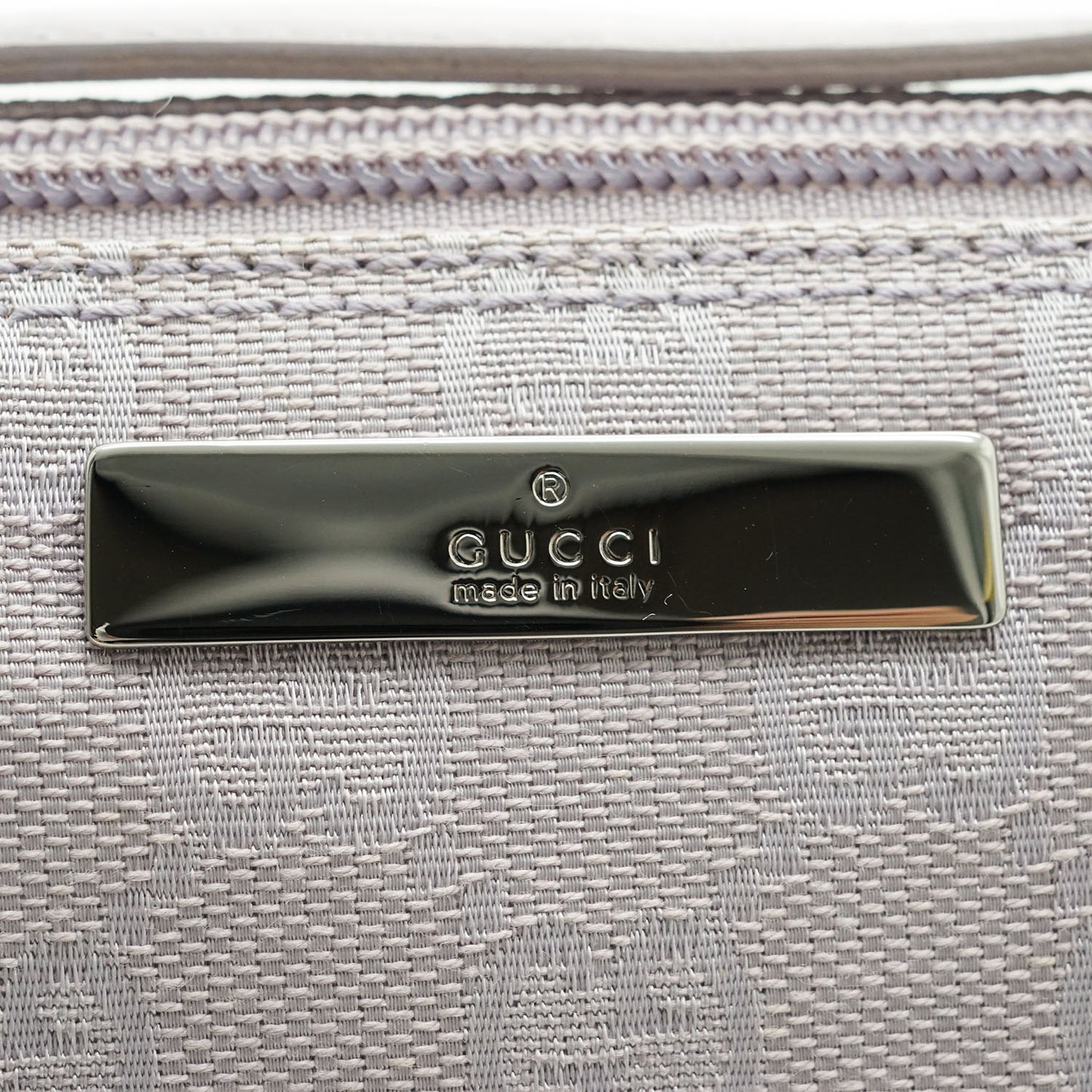 GG Canvas Boat Pochette