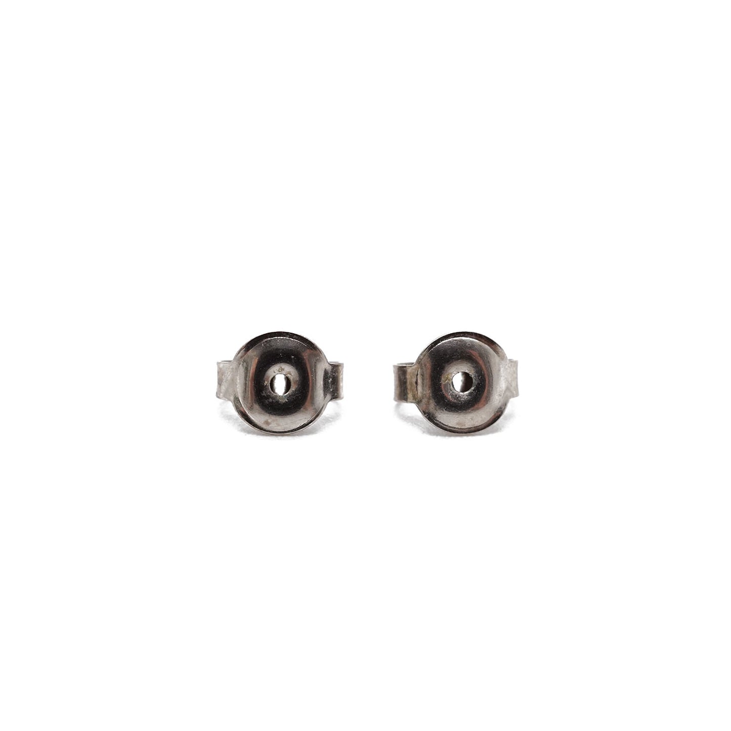 CC Logo Round Button Earrings